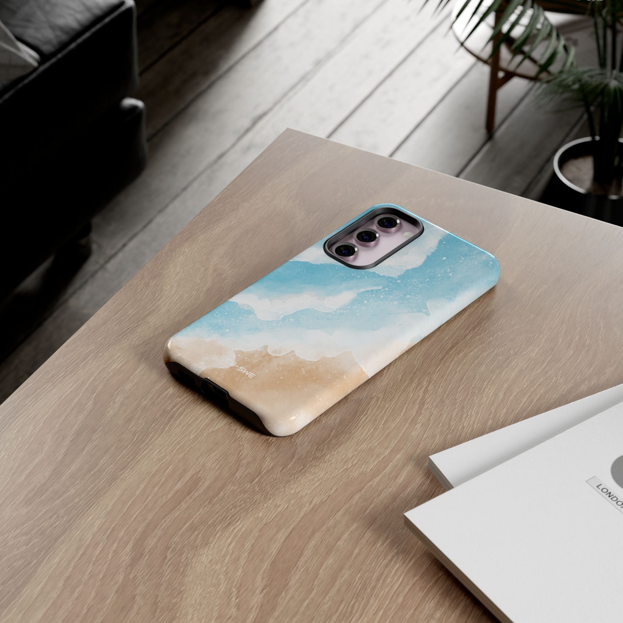 Serene Coastal Whispers - Samsung Case