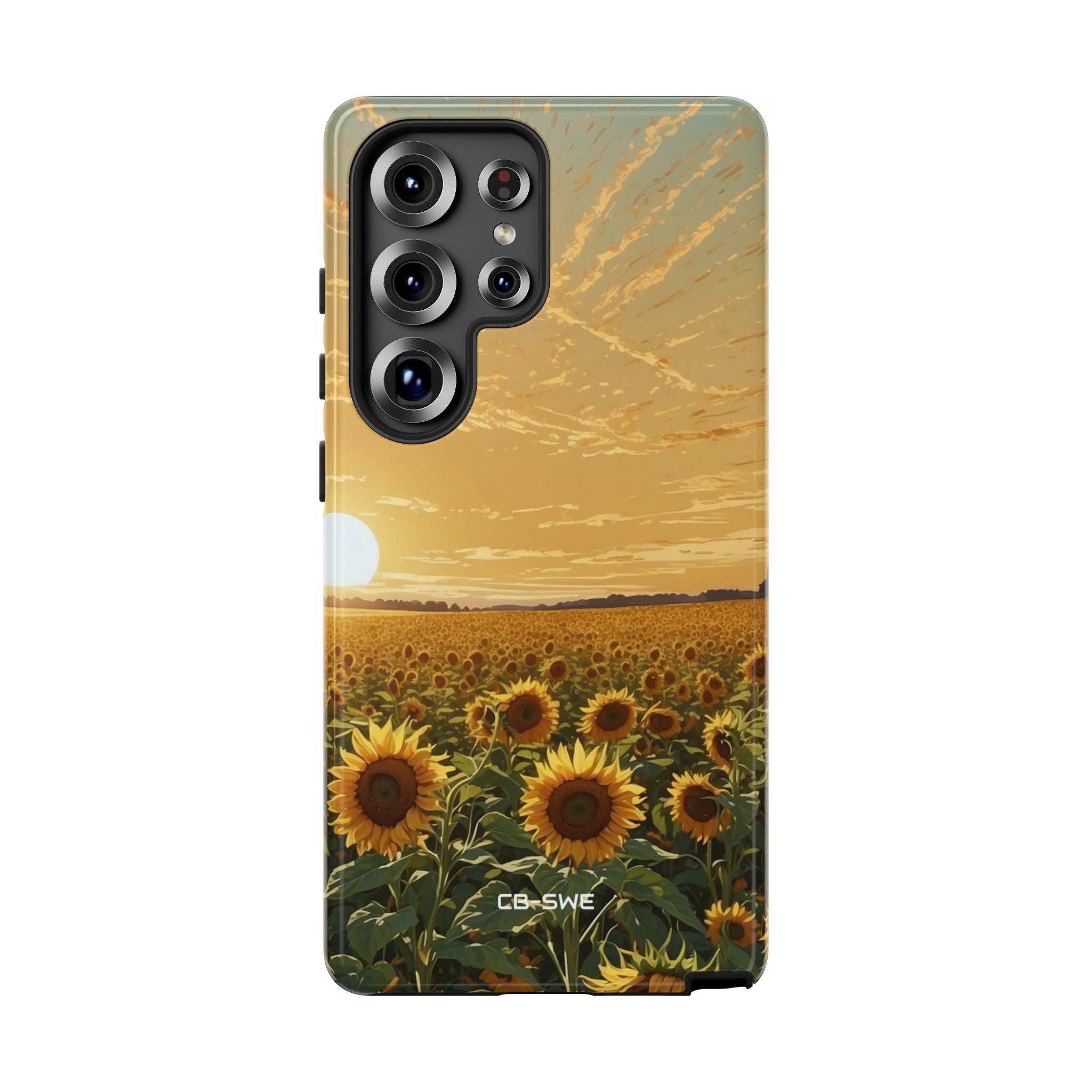 Sunflowers Embrace Sunset - Samsung Case