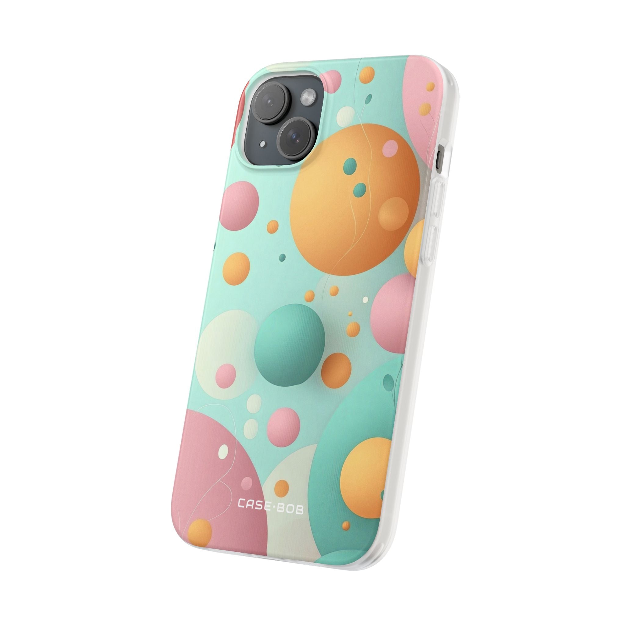 Pastel Circles iPhone 15 Plus Case - Soft
