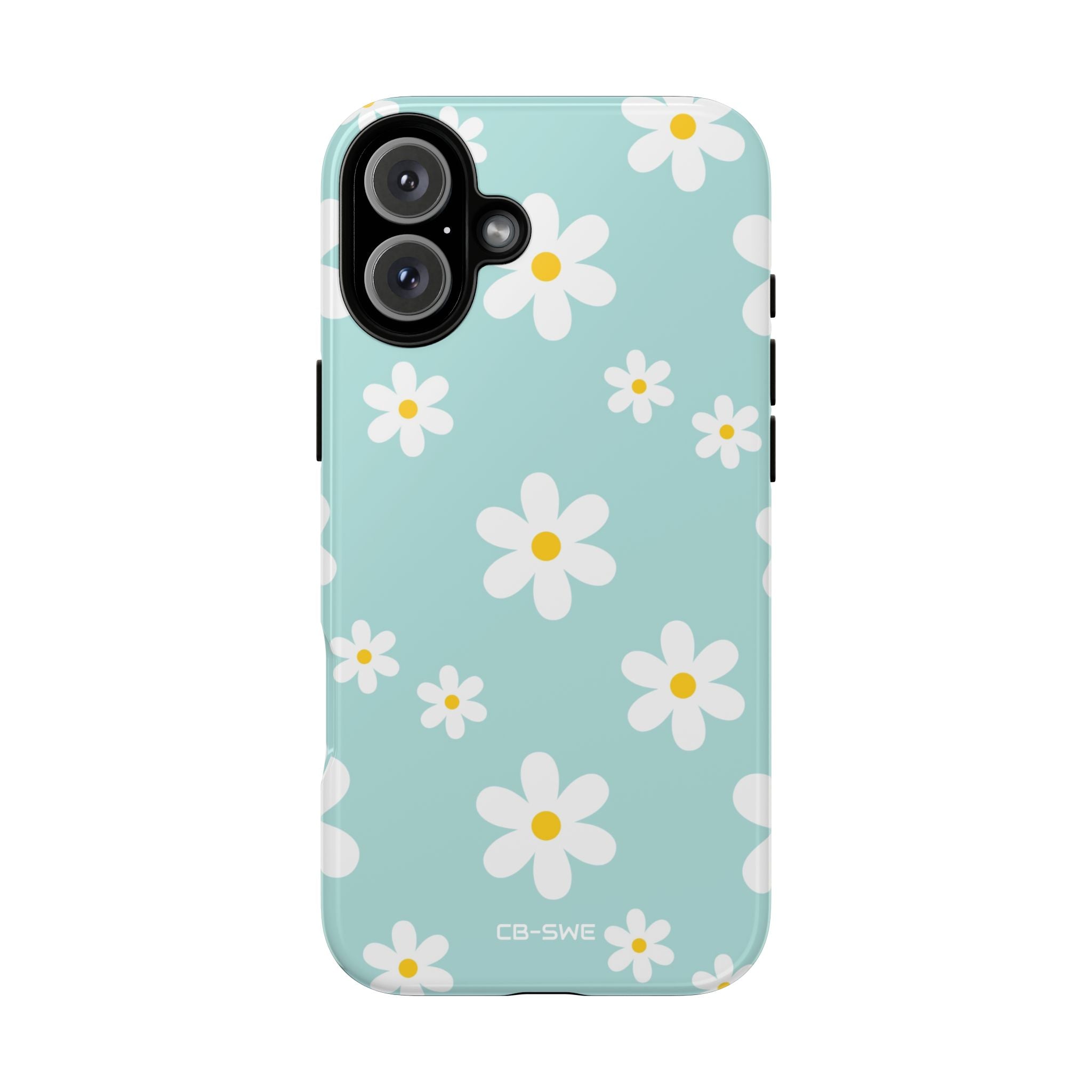 Daisies On Blue - iPhone Case