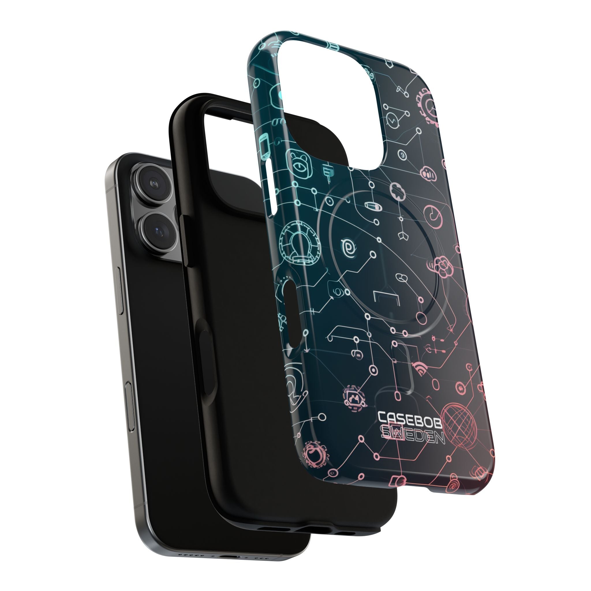 Digital Circuit Flow iPhone 16 - Tough+
