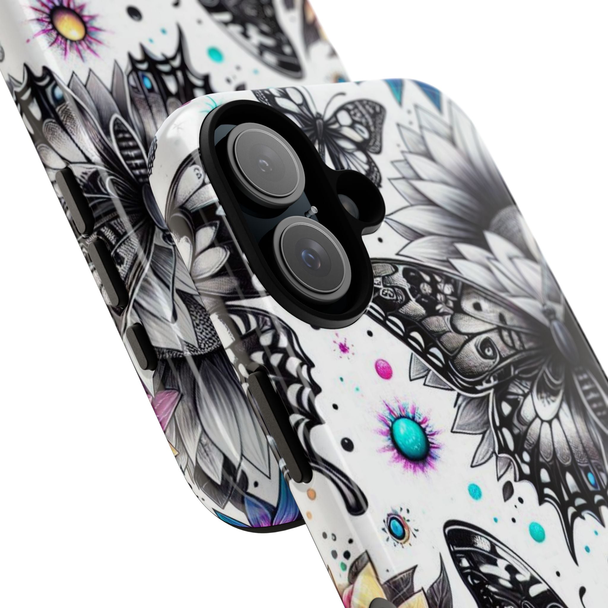 Butterfly Bloom iPhone 16 Pro Case - Tough