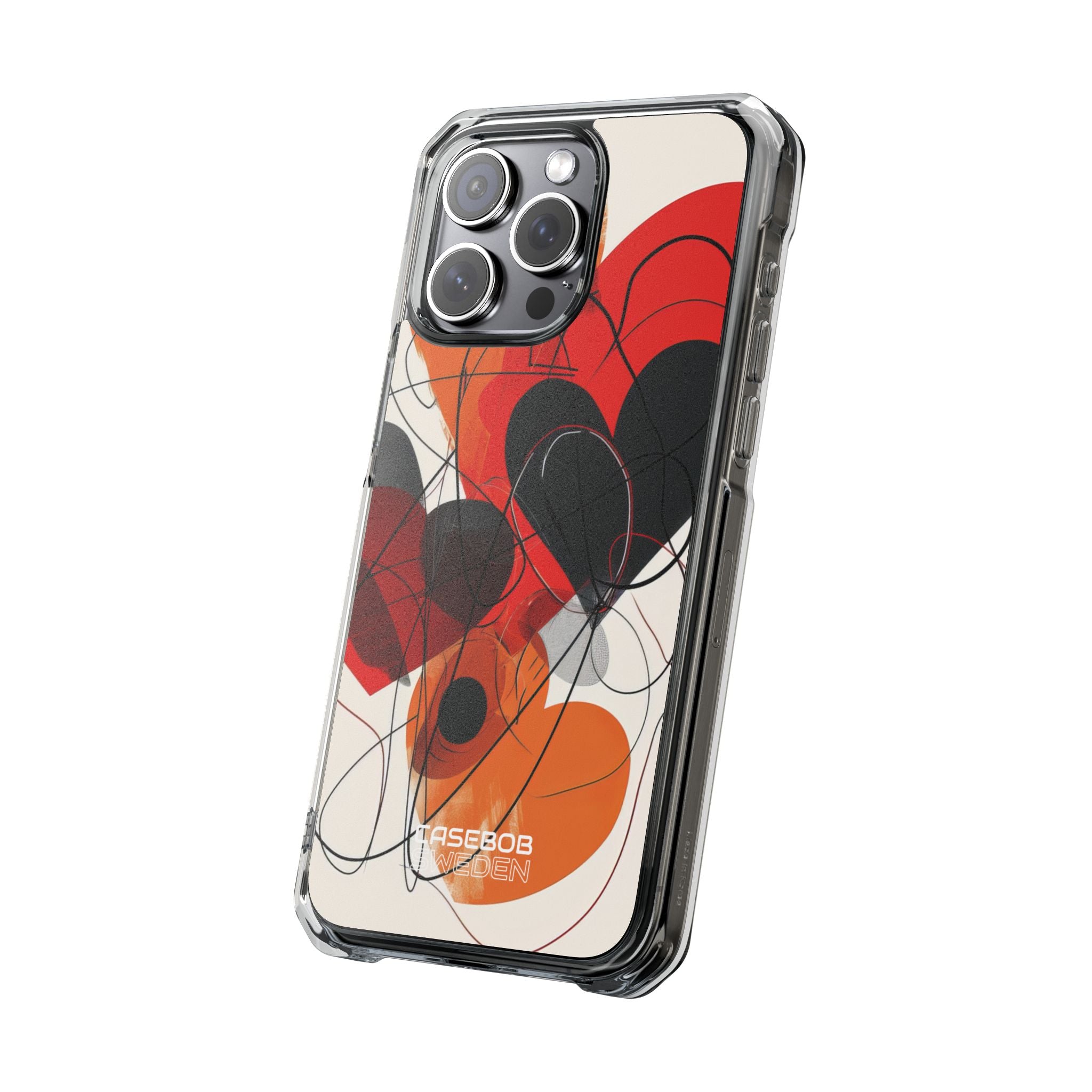 Crimson Motion Flow iPhone 15 - Impact Clear+