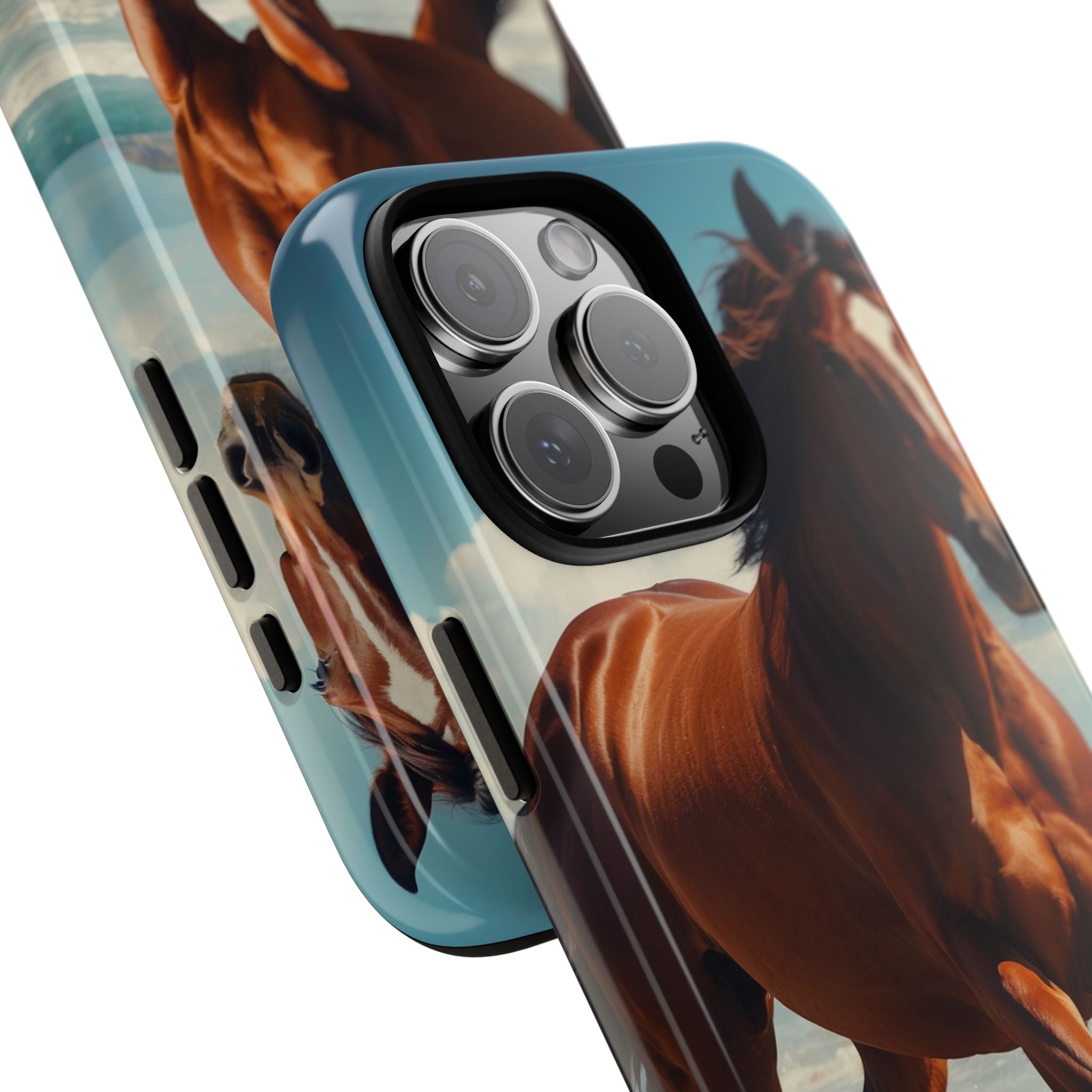 Blazing Horse iPhone 16 Pro Max Case - Tough