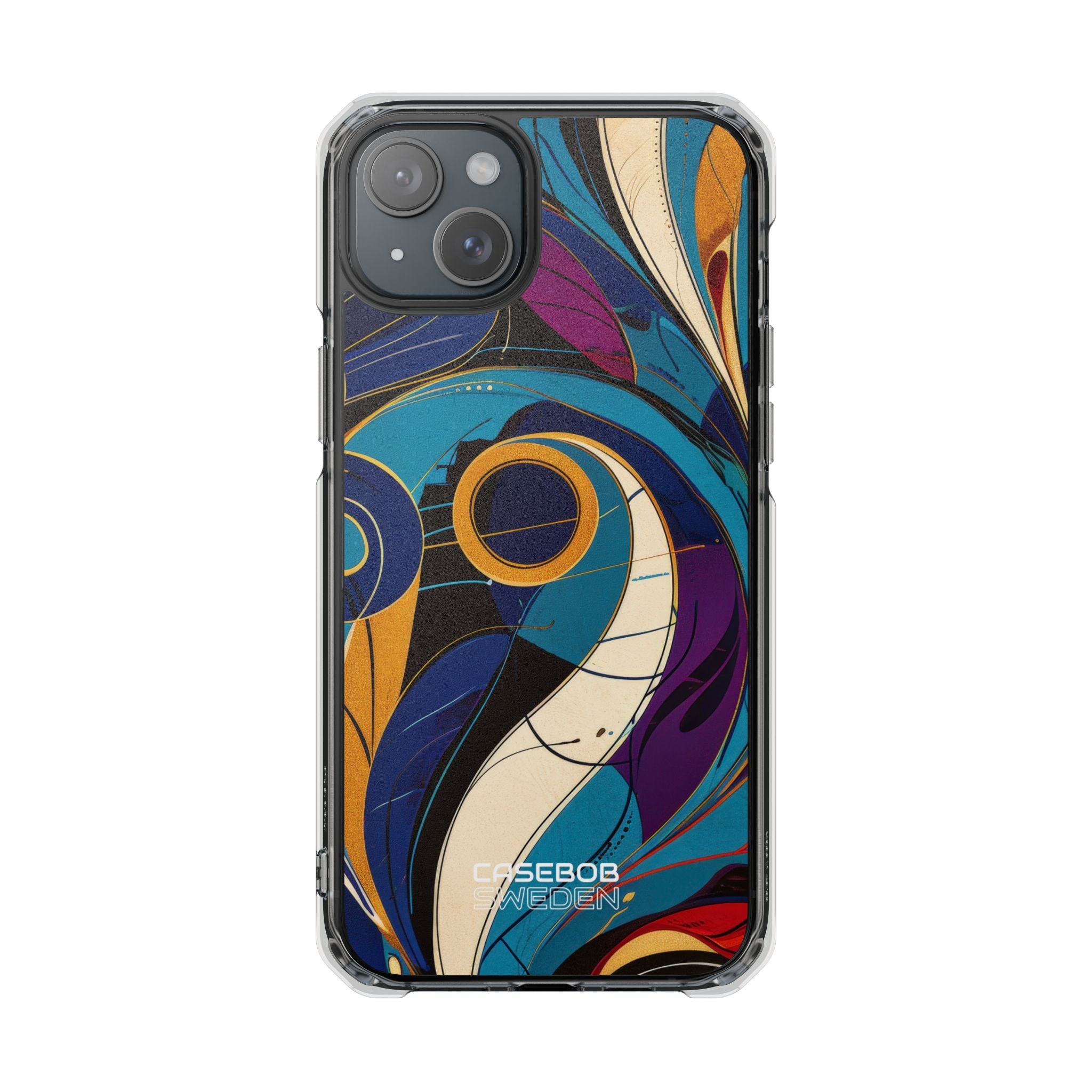Swirling Copper Dreams iPhone 15 - Impact Clear+