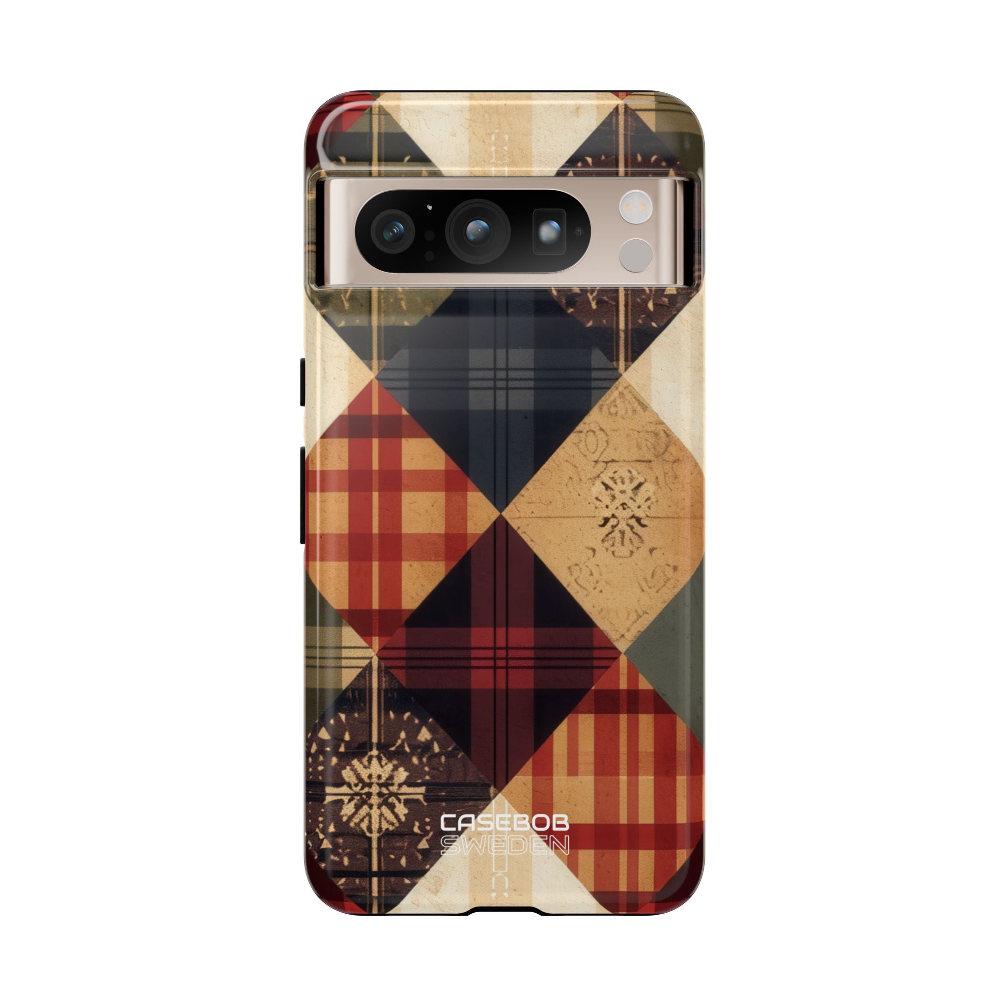 Rustic Quilt Charm Google Pixel 8 - Tough