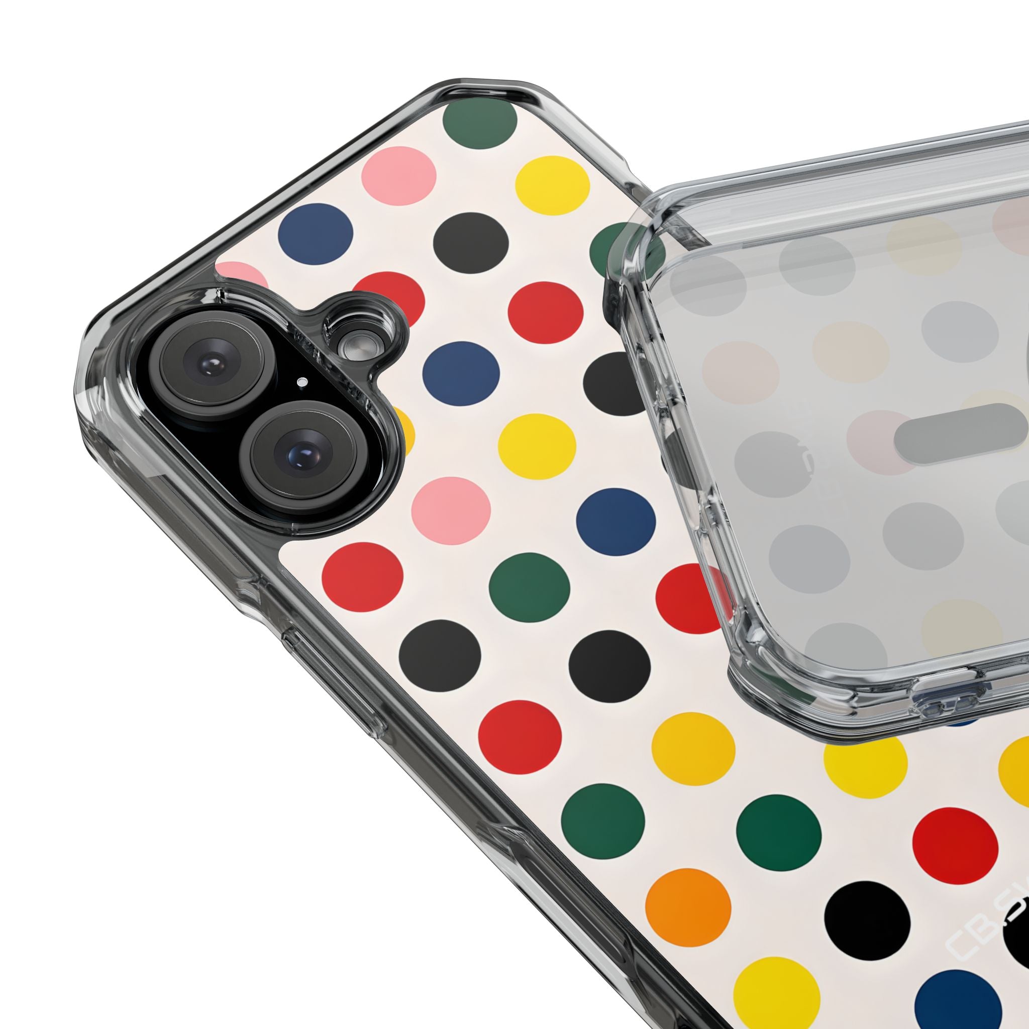 Colorful Circle Grid iPhone 16 - Impact Clear+