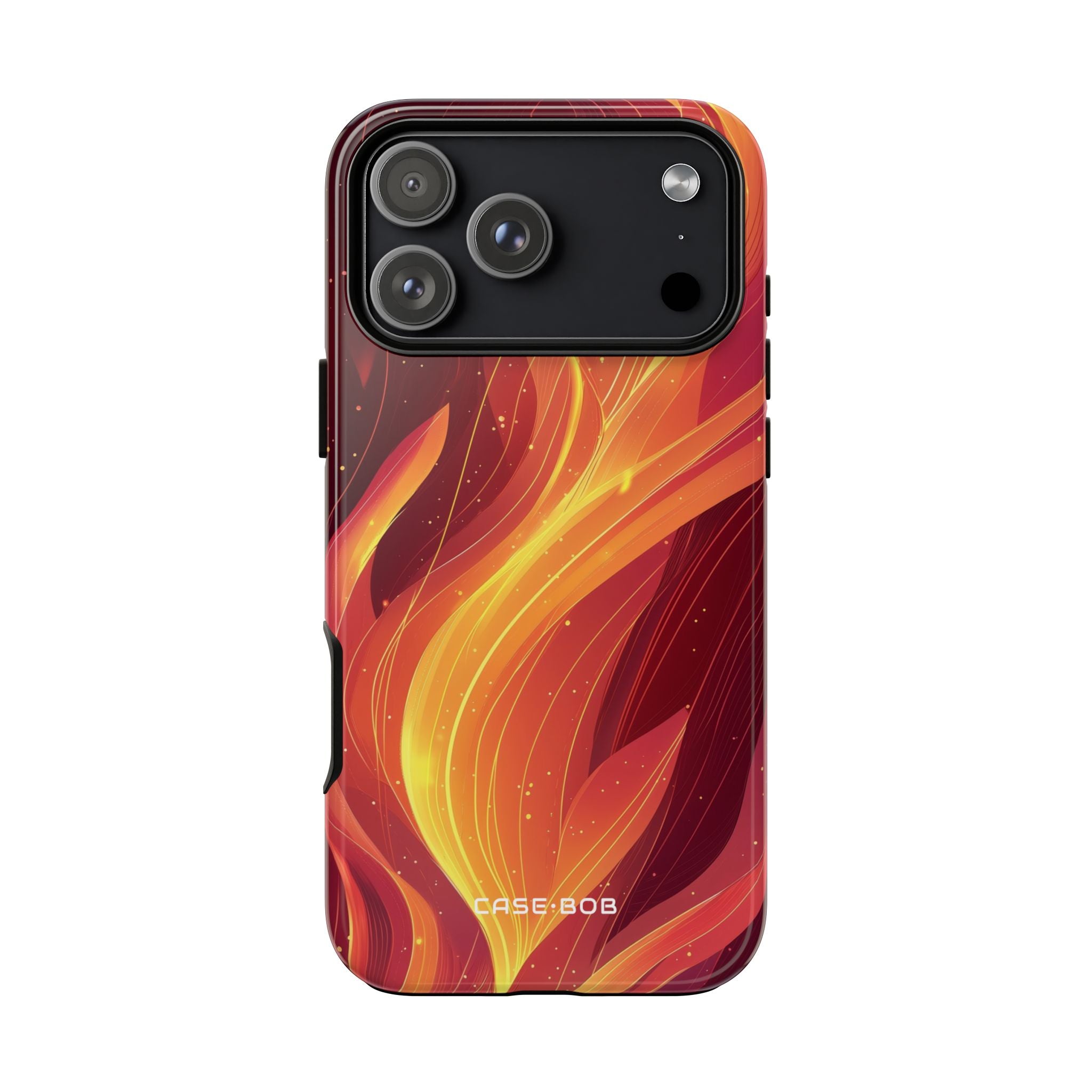 Flaming Flow iPhone 17 Pro Max Case - Tough
