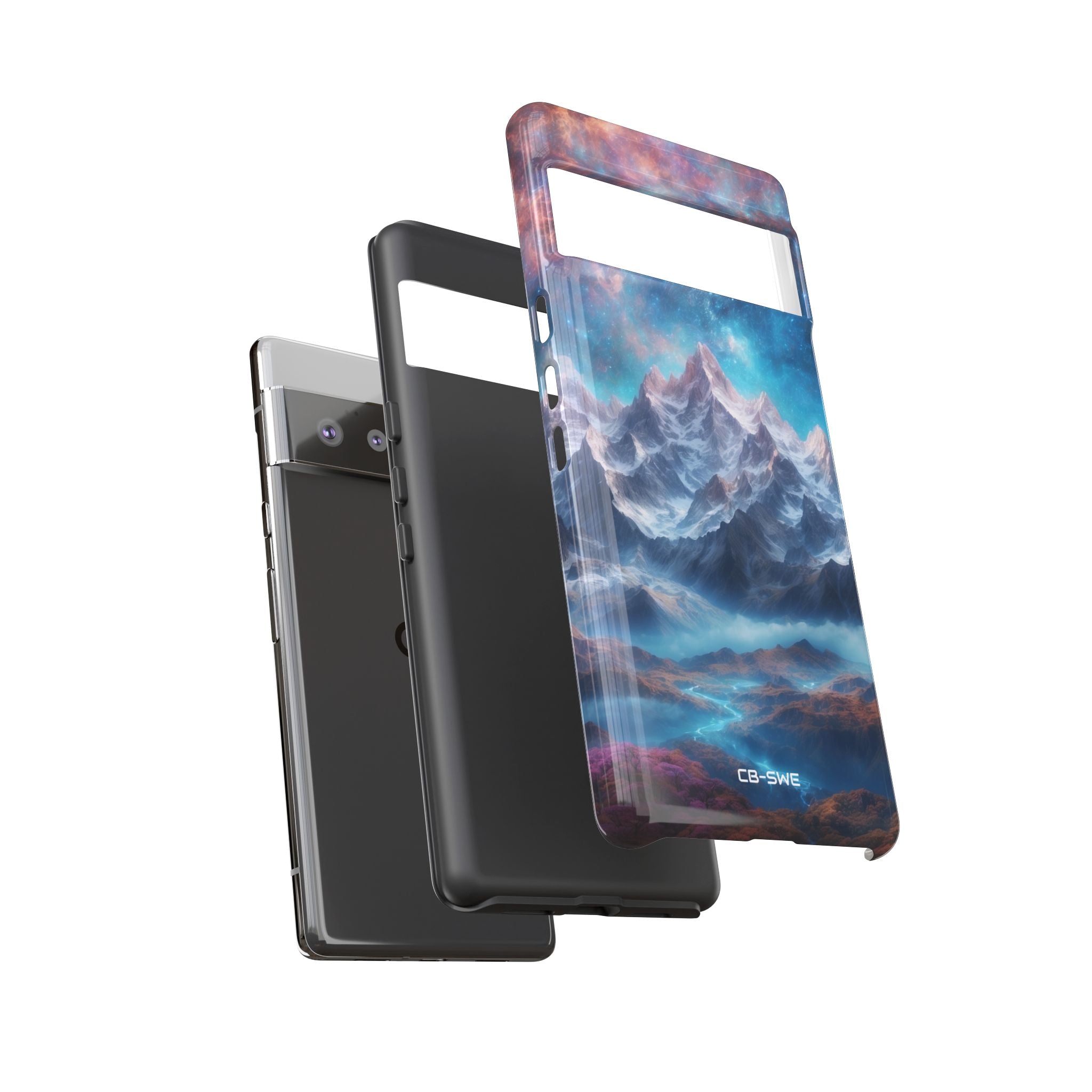 Celestial Mountains Rise - Google Pixel Case