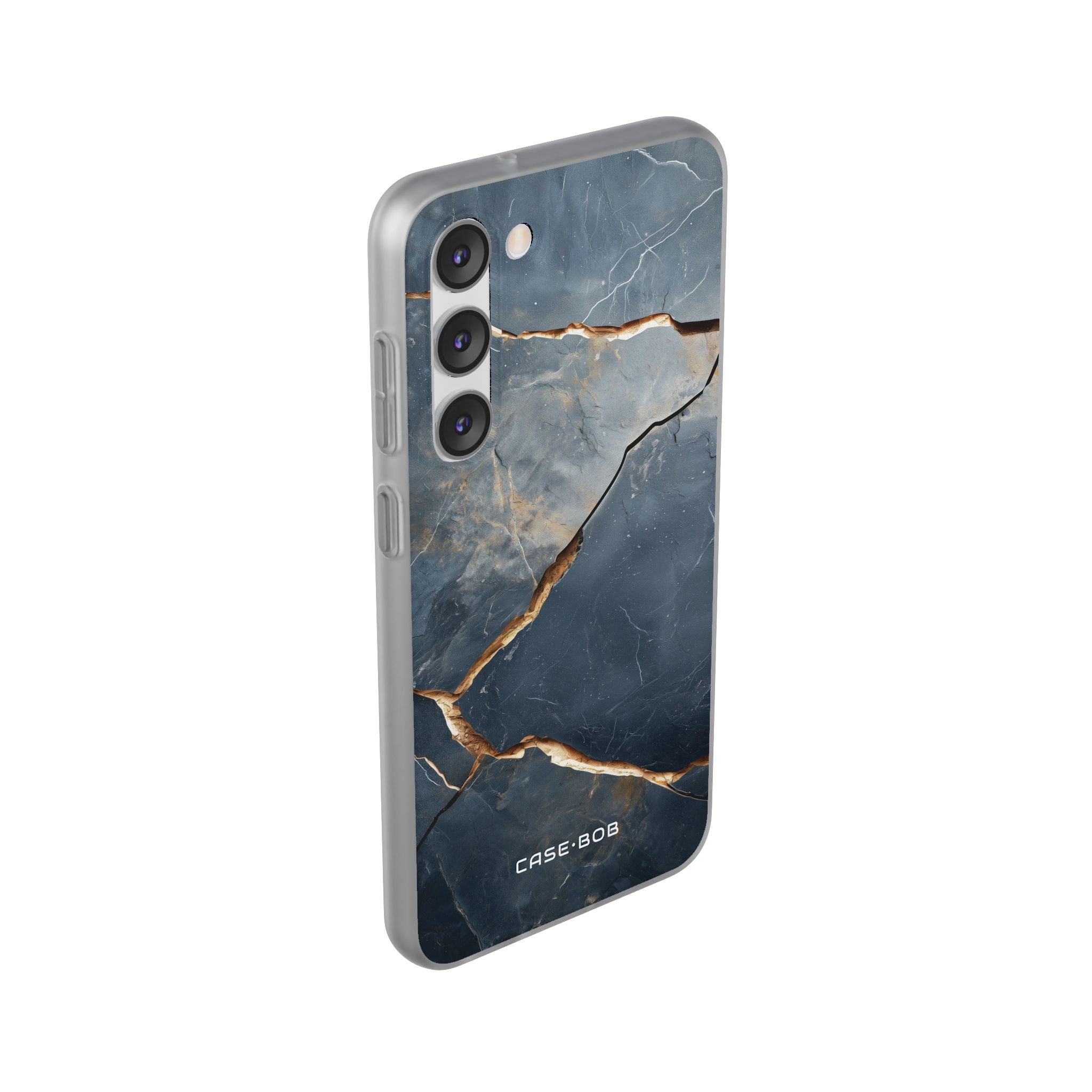 Jagged Vein Navy Samsung S23 Plus Case - Soft