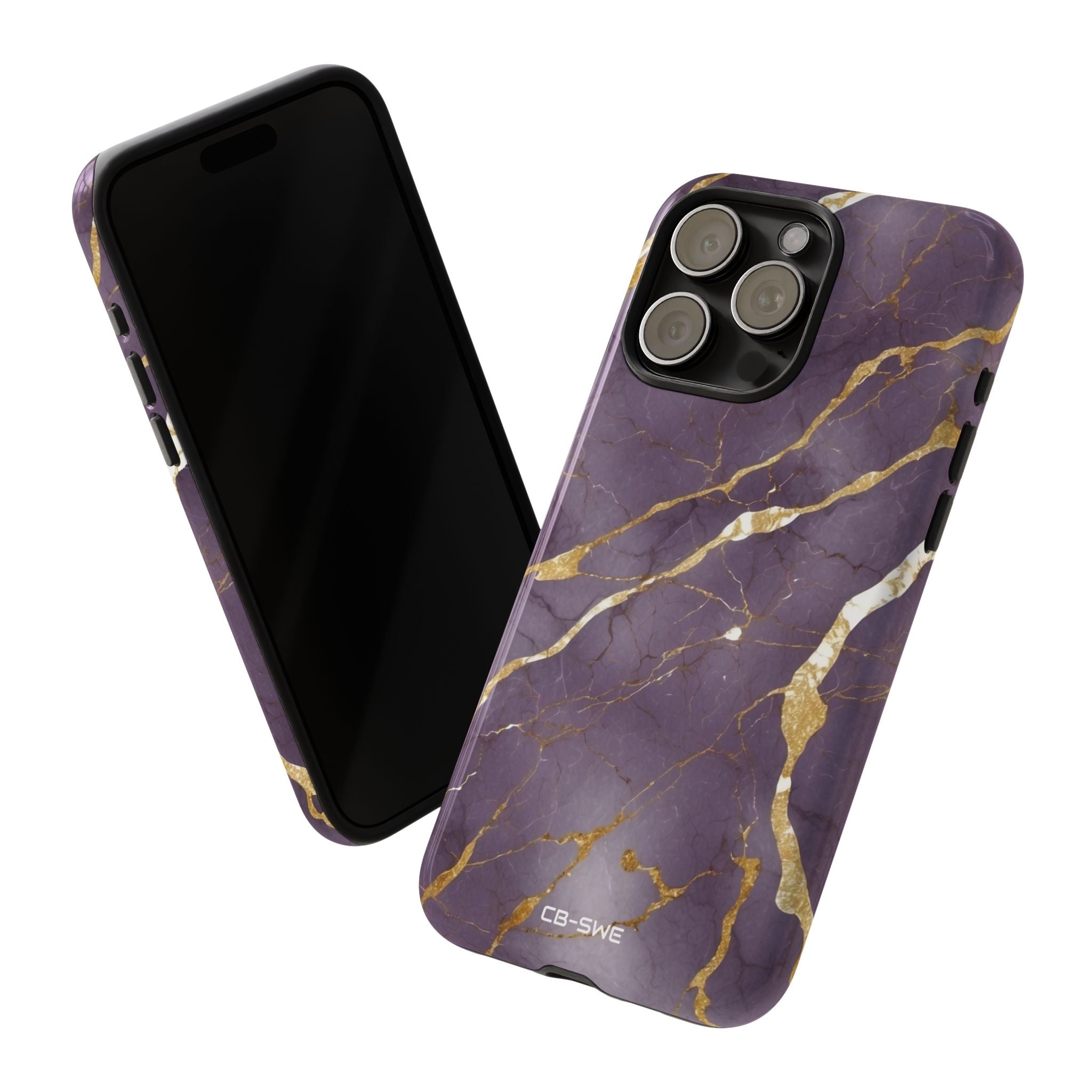 Golden Veins Flowing - iPhone Case
