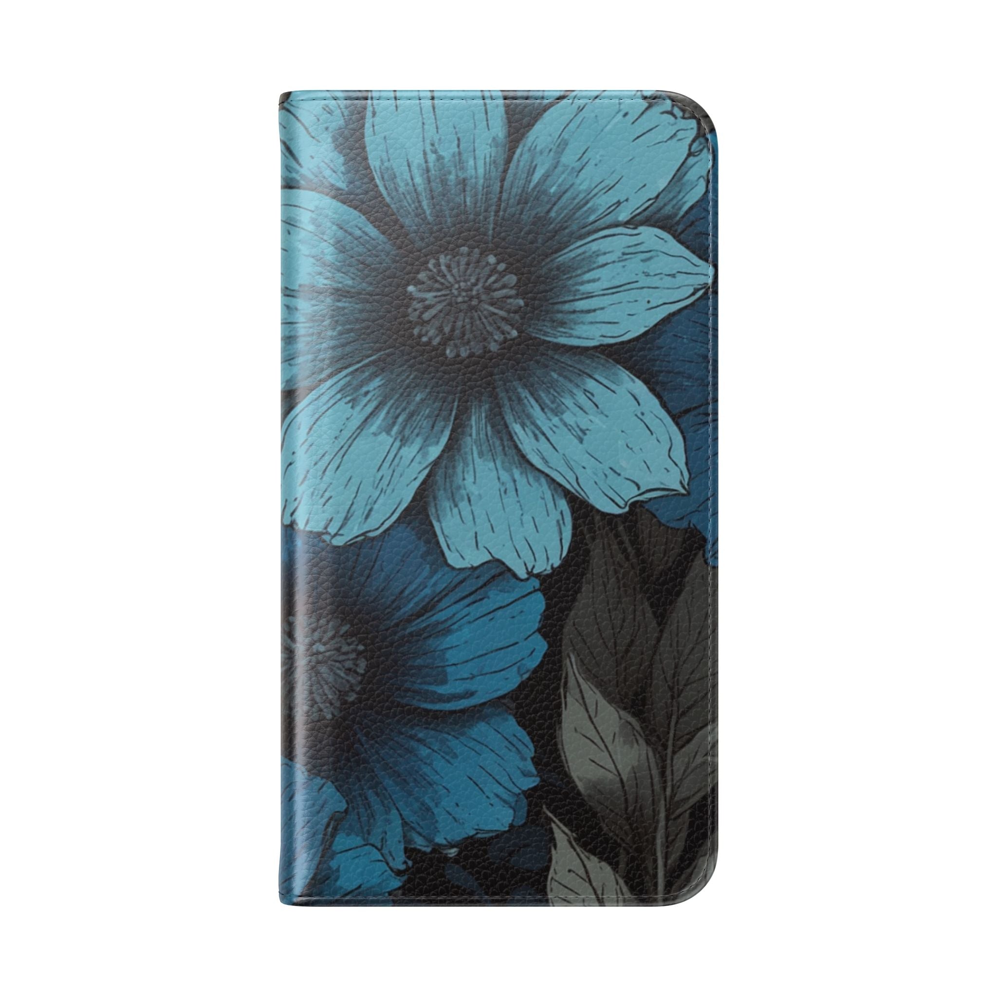 Blue Petal Bloom - Samsung S23+ Case - Wallet