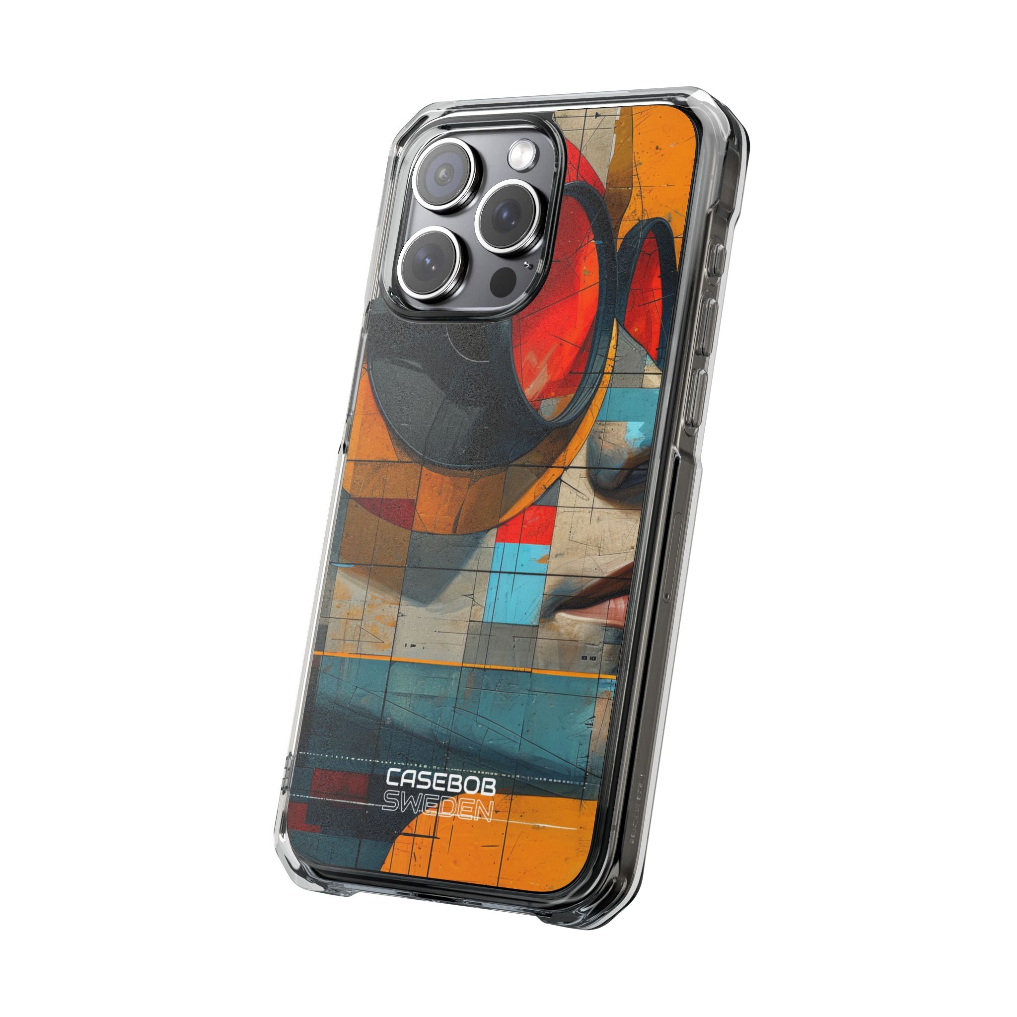Futuristic Cubist Visions iPhone 15 - Impact Clear+