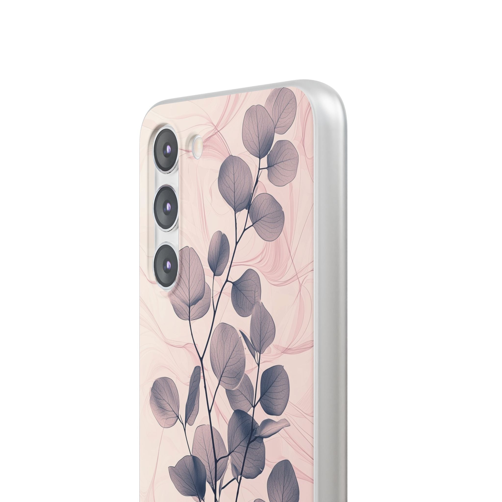 Veined Leaf Whisper Samsung S23 Plus Case - Soft