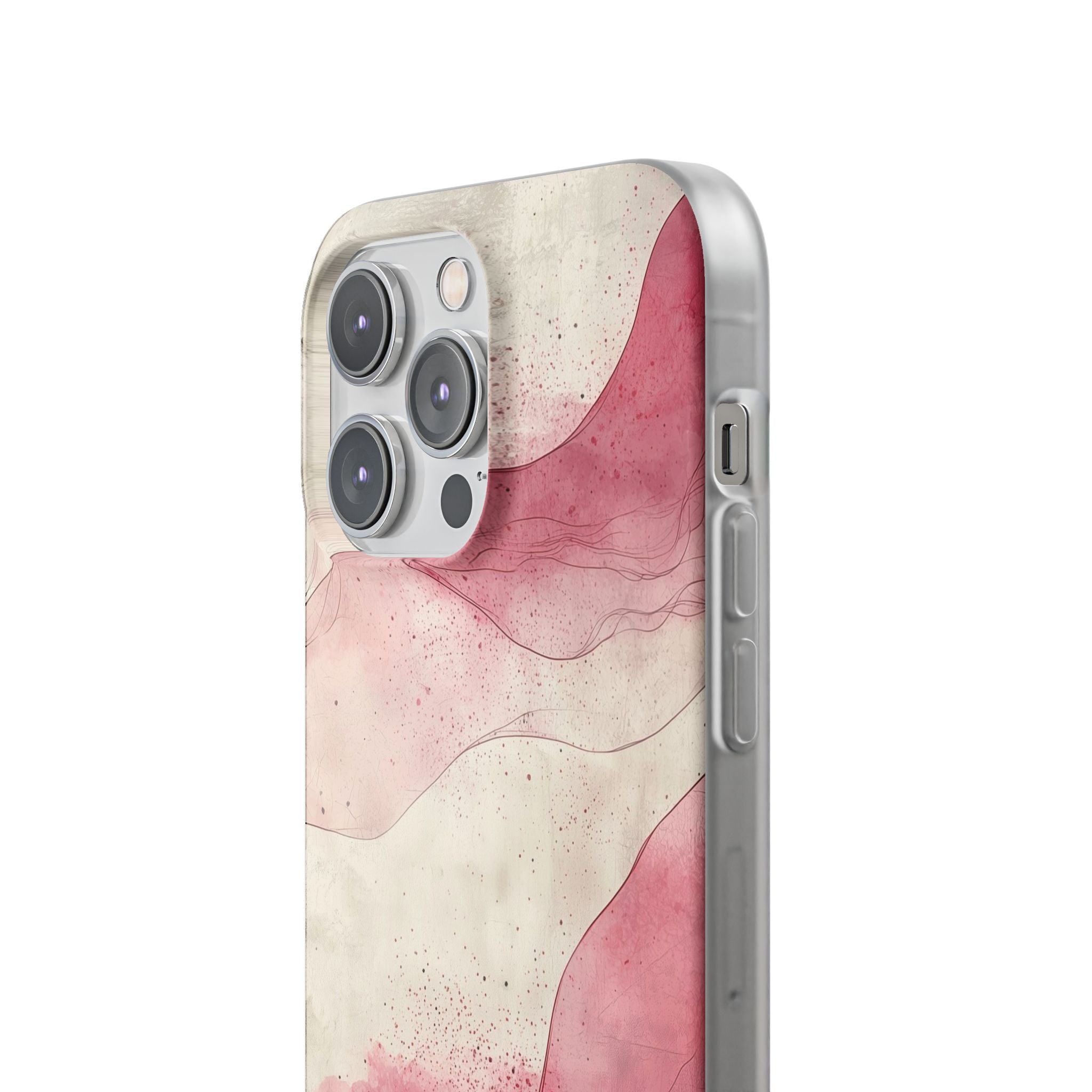 Crimson Waves iPhone 14 Pro Max Case - Soft