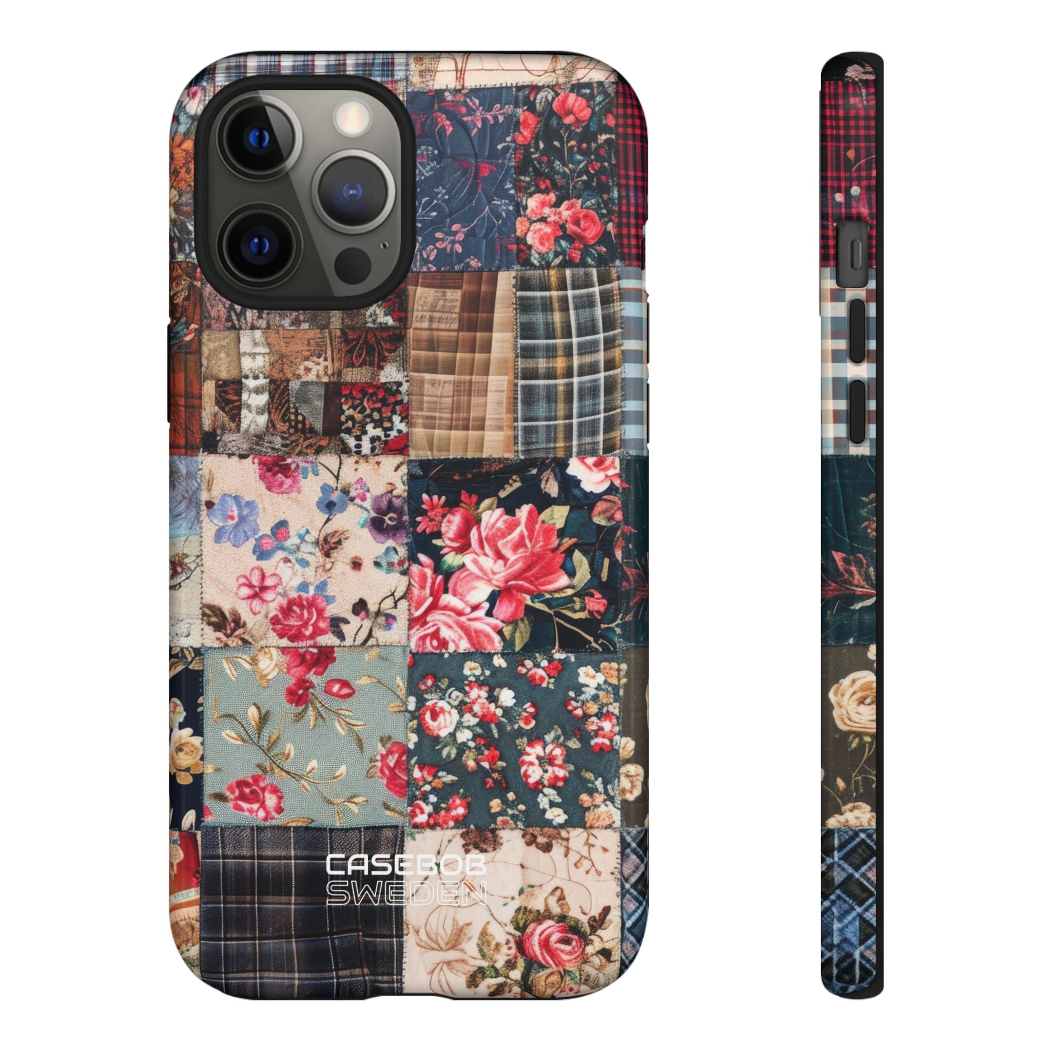 Patchwork Floral Quilt iPhone 12 - Tough