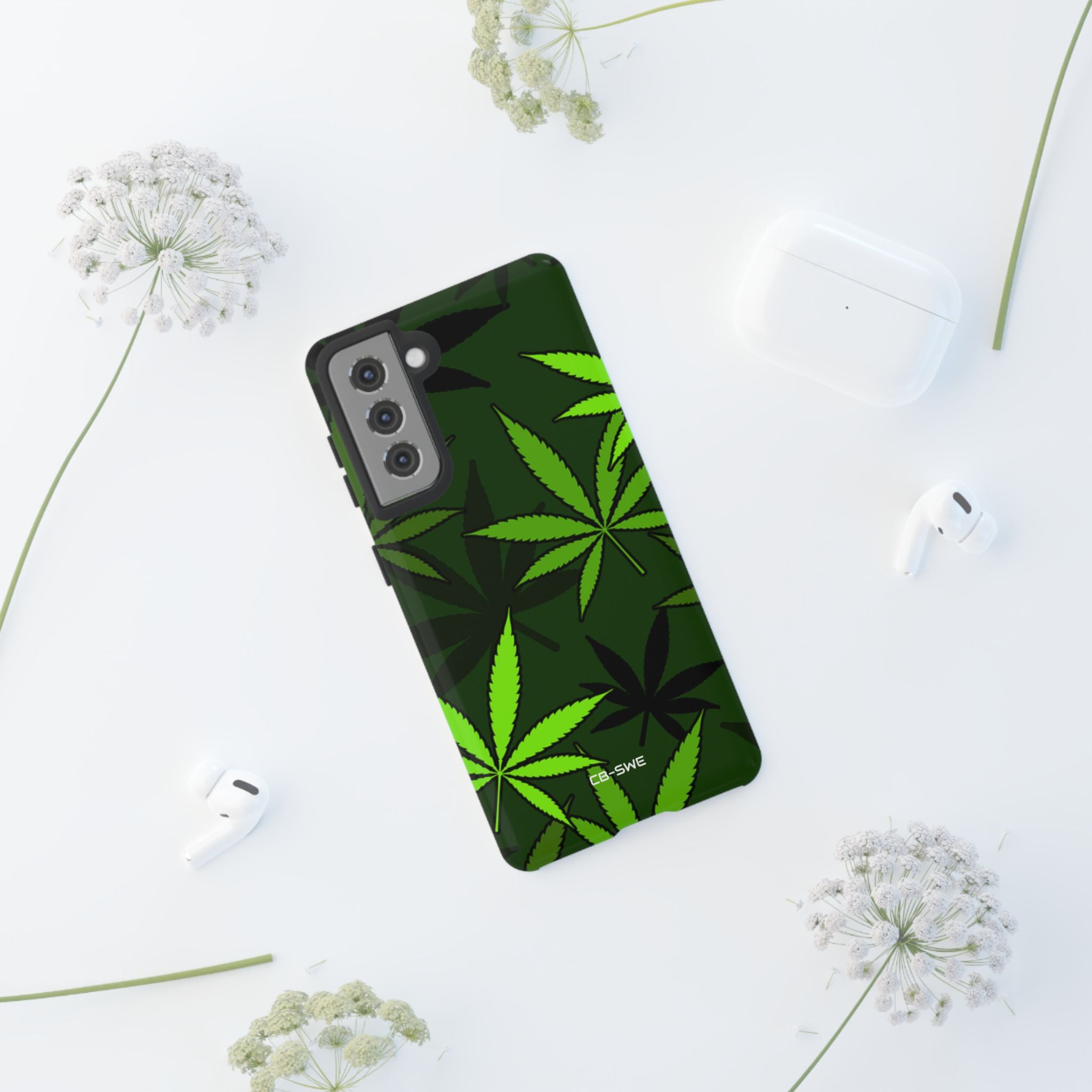 Green Leaf Symmetry - Samsung Case