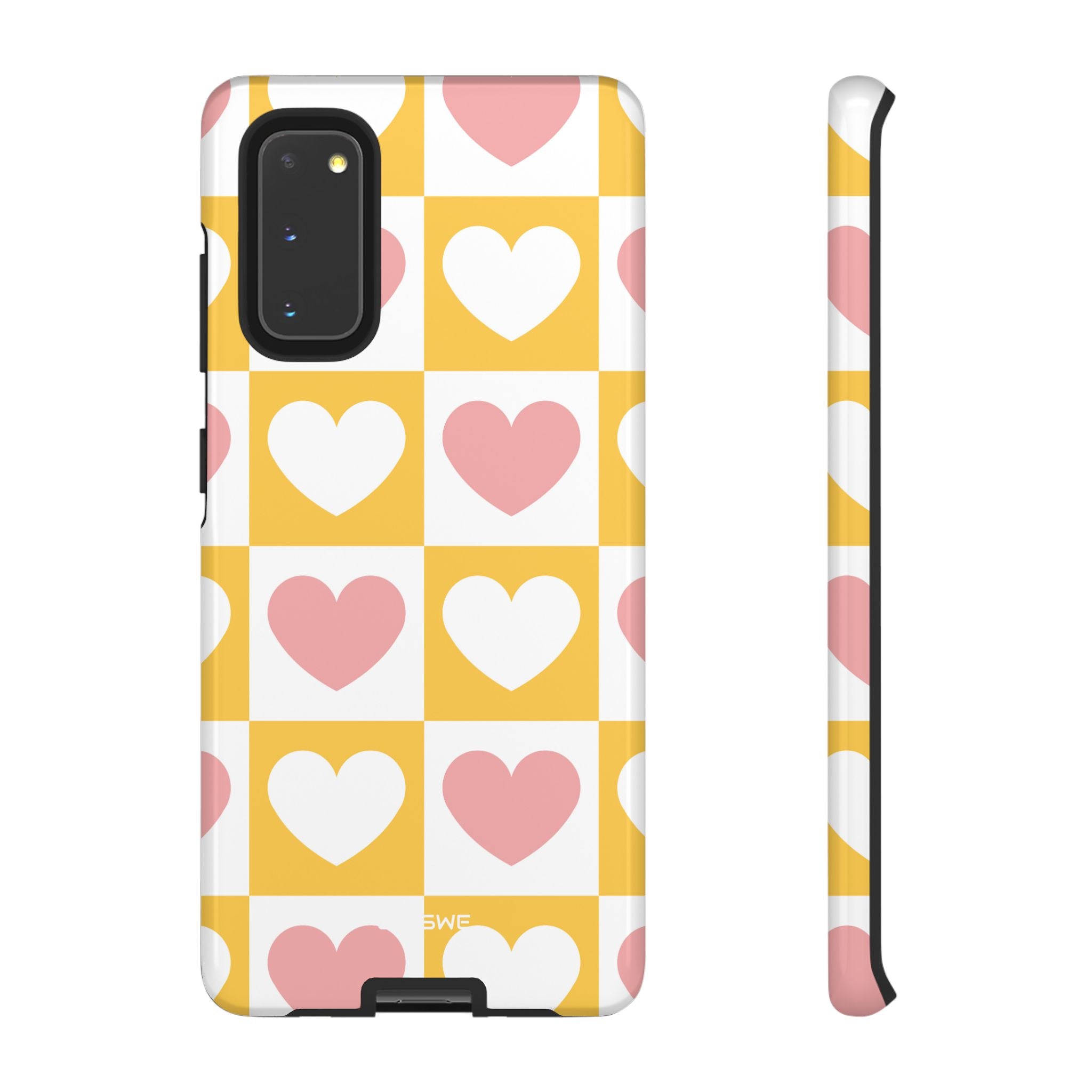 Heart Grid Harmony - Samsung Case