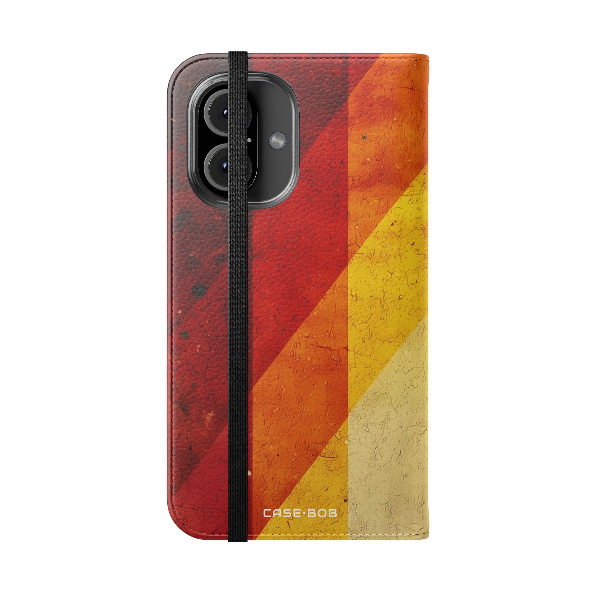 Crimson Stripes - iPhone 16 Case - Wallet