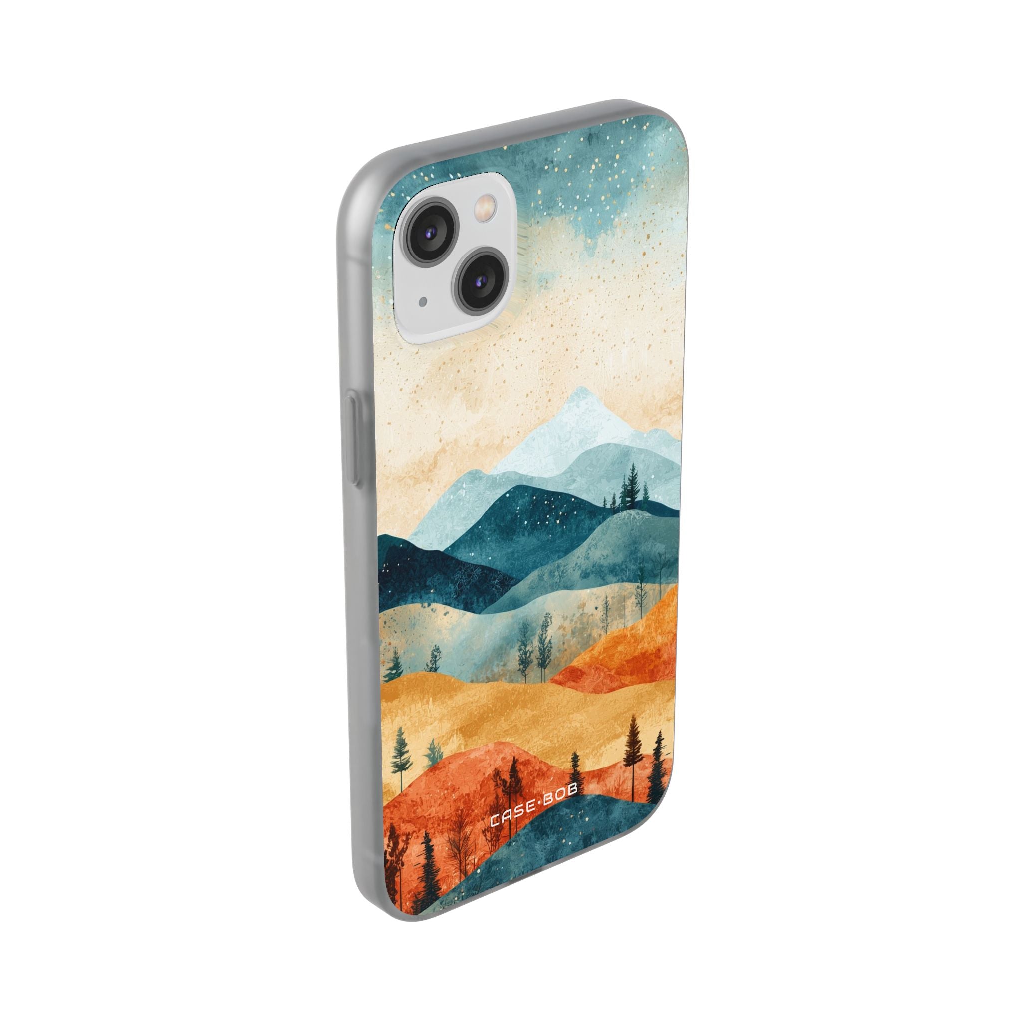 Moonlit Mountains iPhone 14 Plus Case - Soft