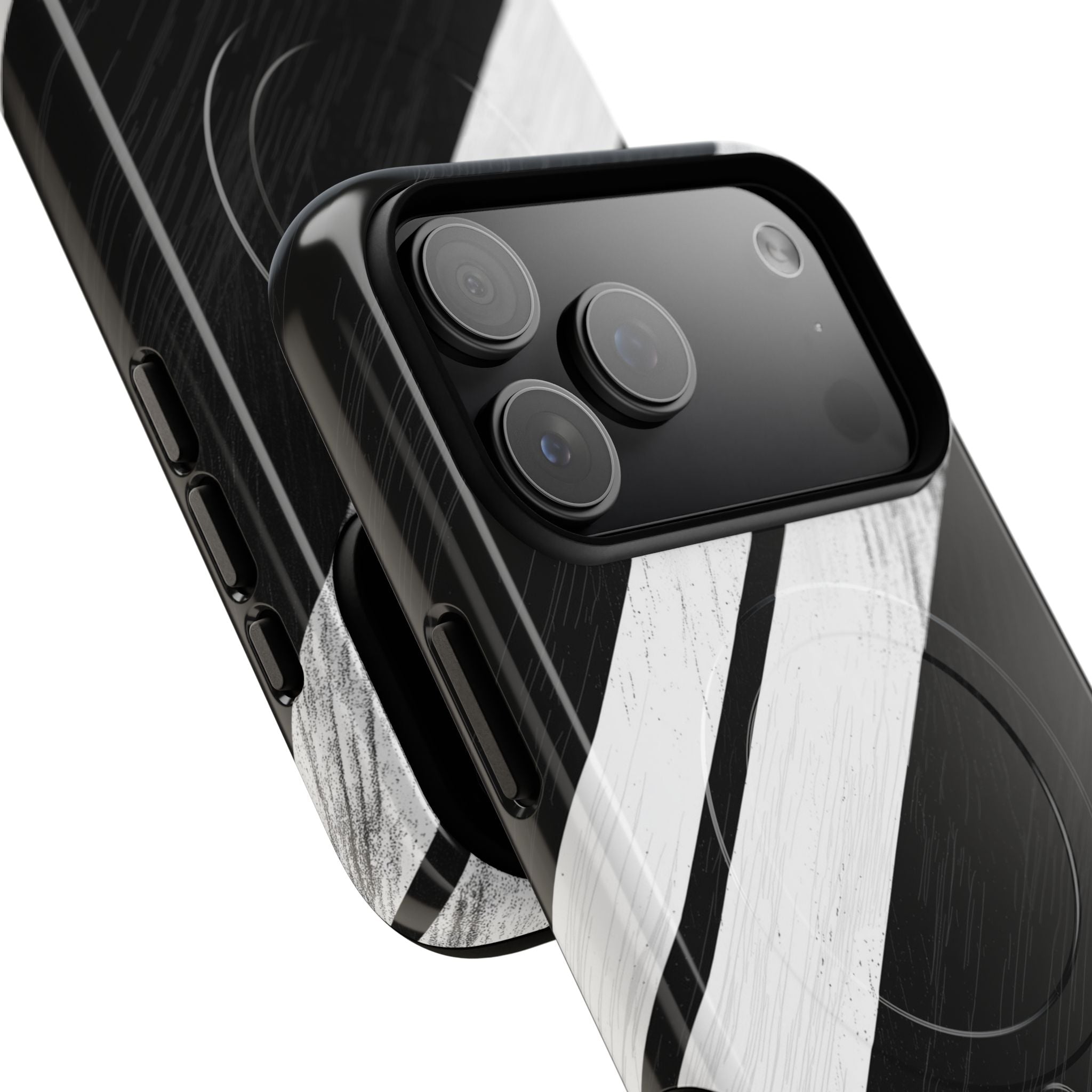 Distressed Stripe Motion iPhone 17 Pro Max Case - Tough+