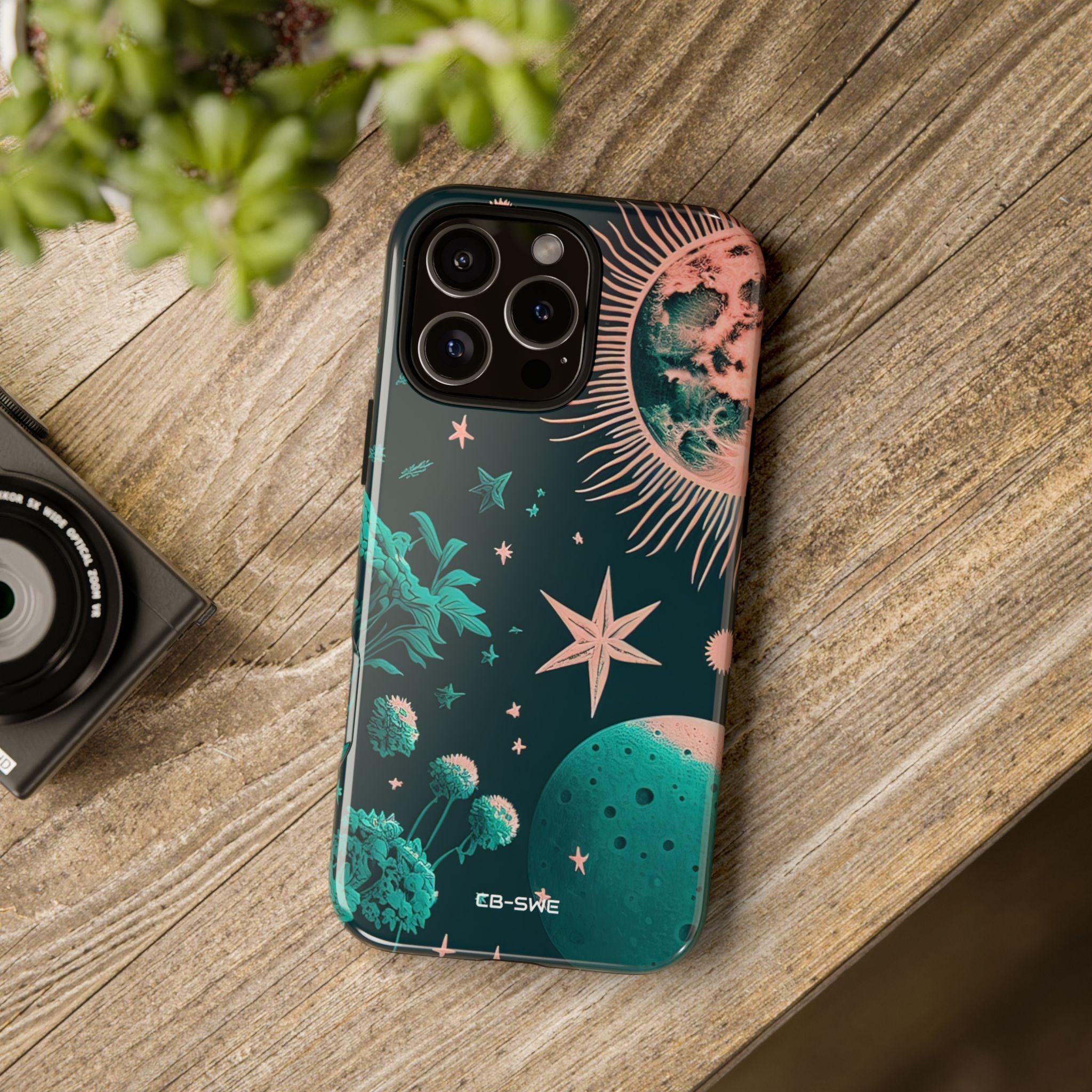Celestial Botanical Night - iPhone Case
