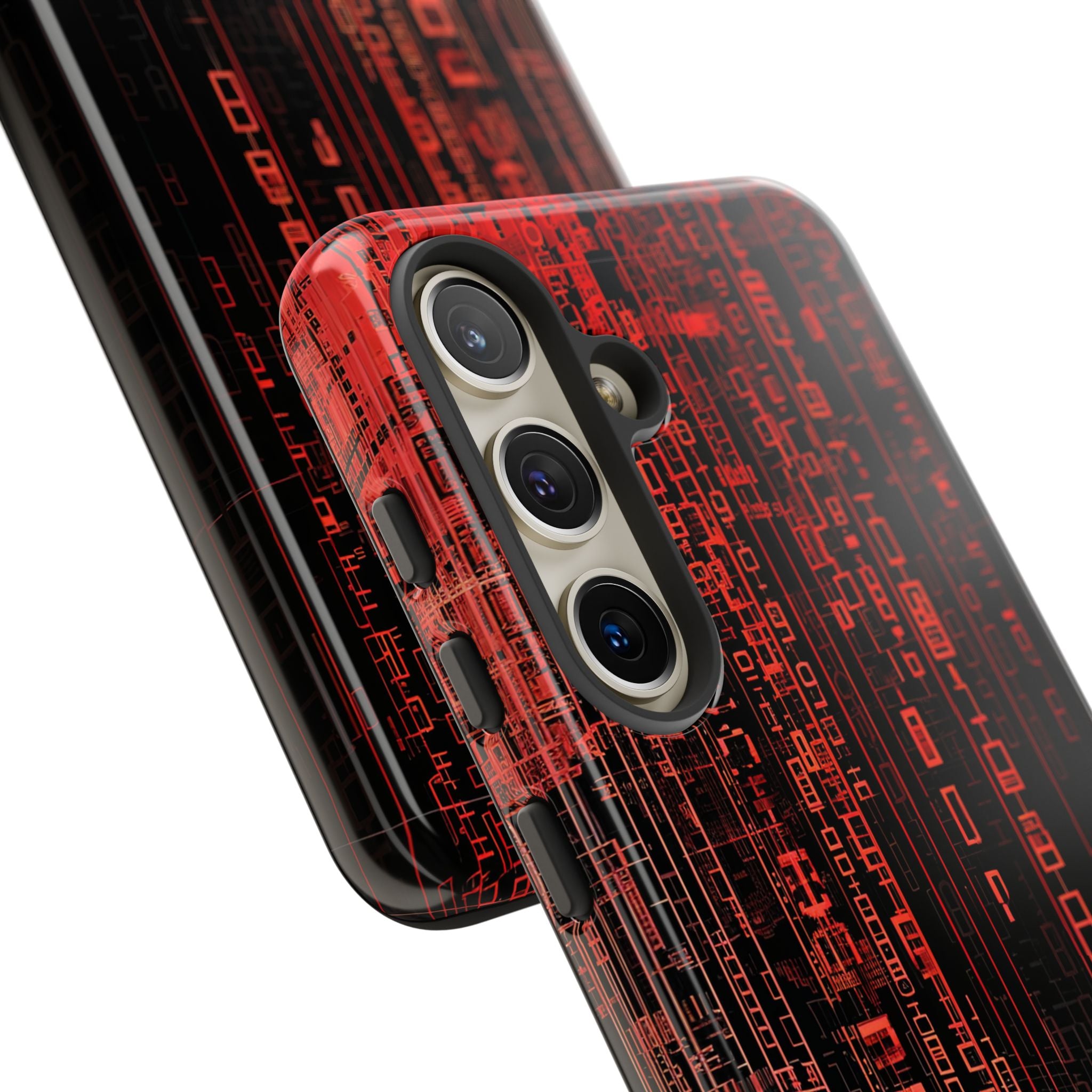 Crimson Glyphs Samsung S24 Case - Tough