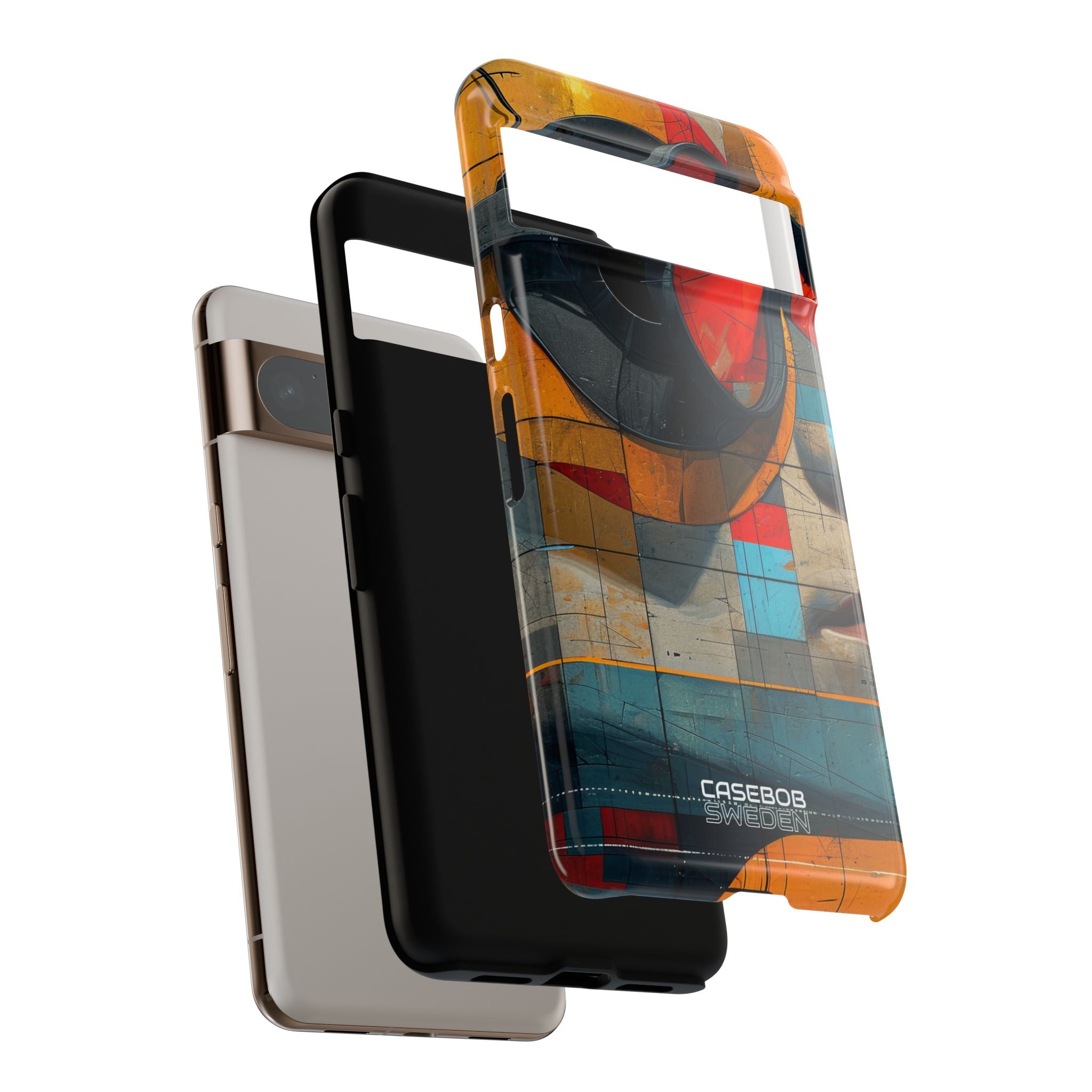 Futuristic Cubist Visions Google Pixel 8 - Tough
