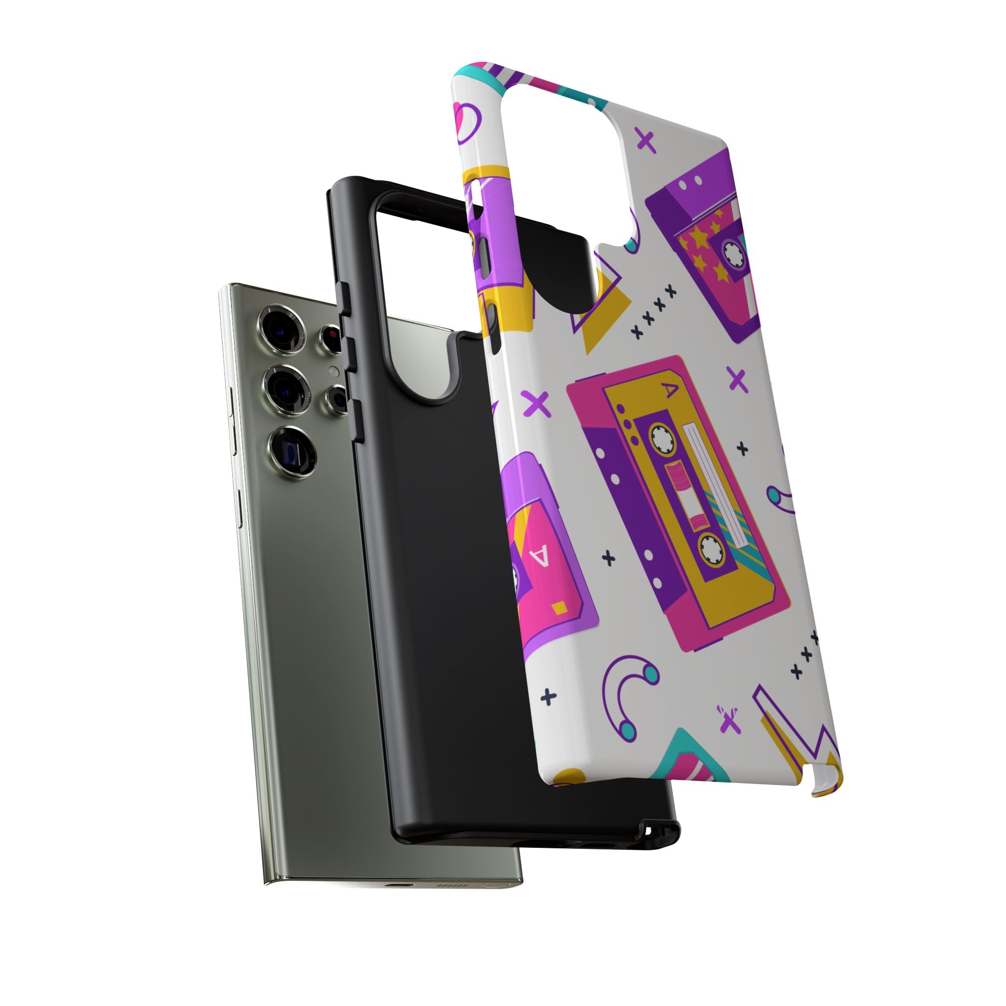 Retro Cassette Chaos - Samsung Case