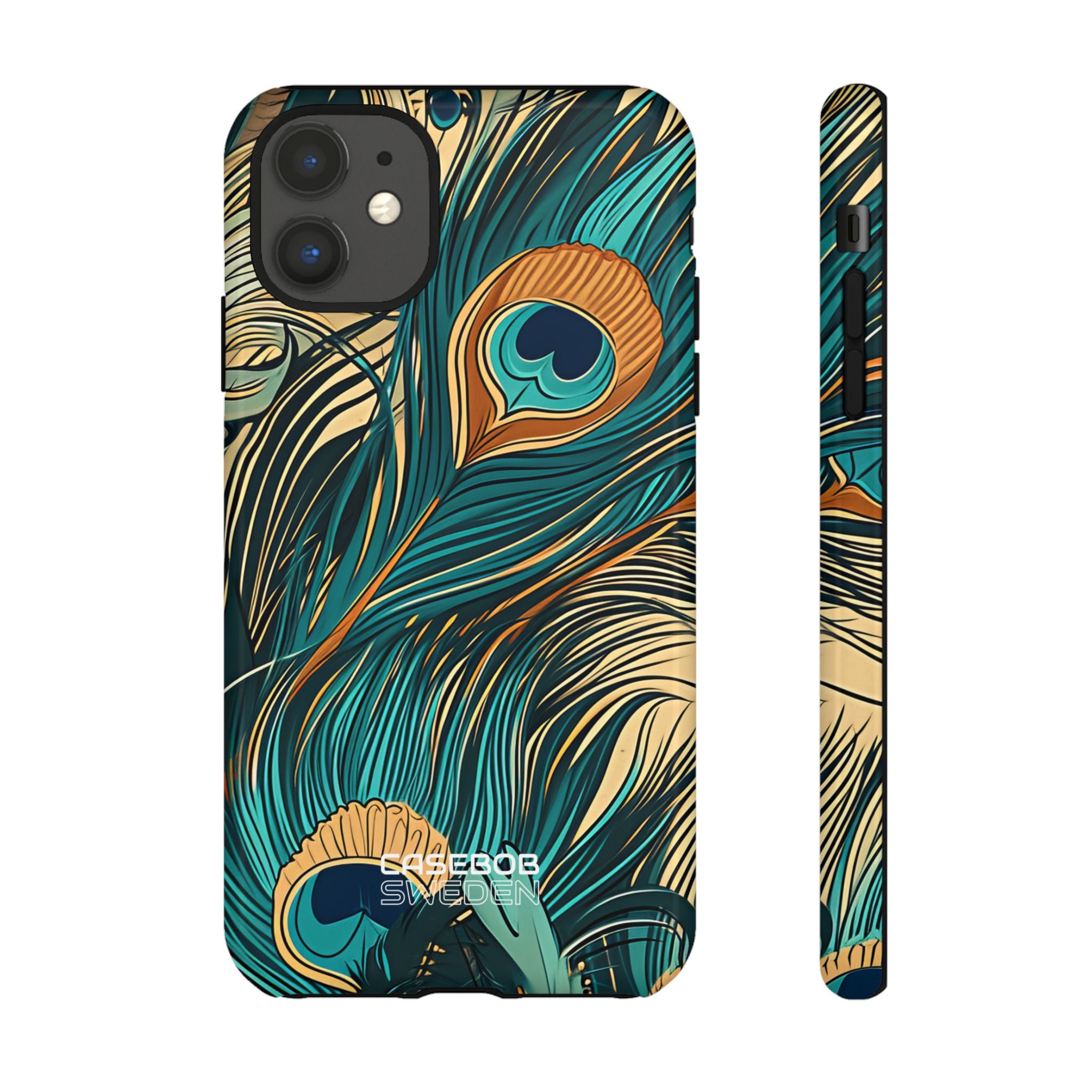 Peacock Feather Whirl iPhone 11 - Tough