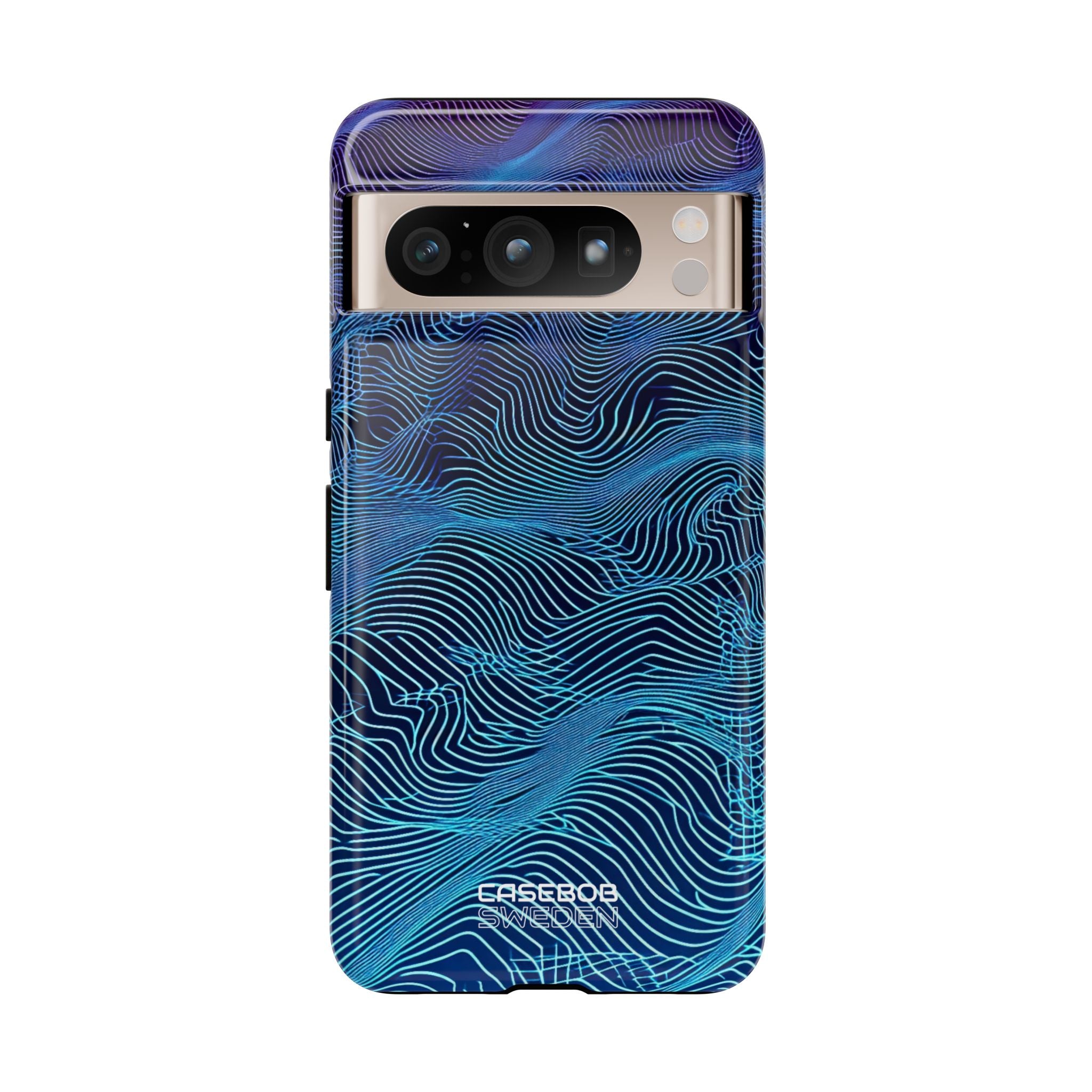 Neon Waves Flow Google Pixel 8 - Tough