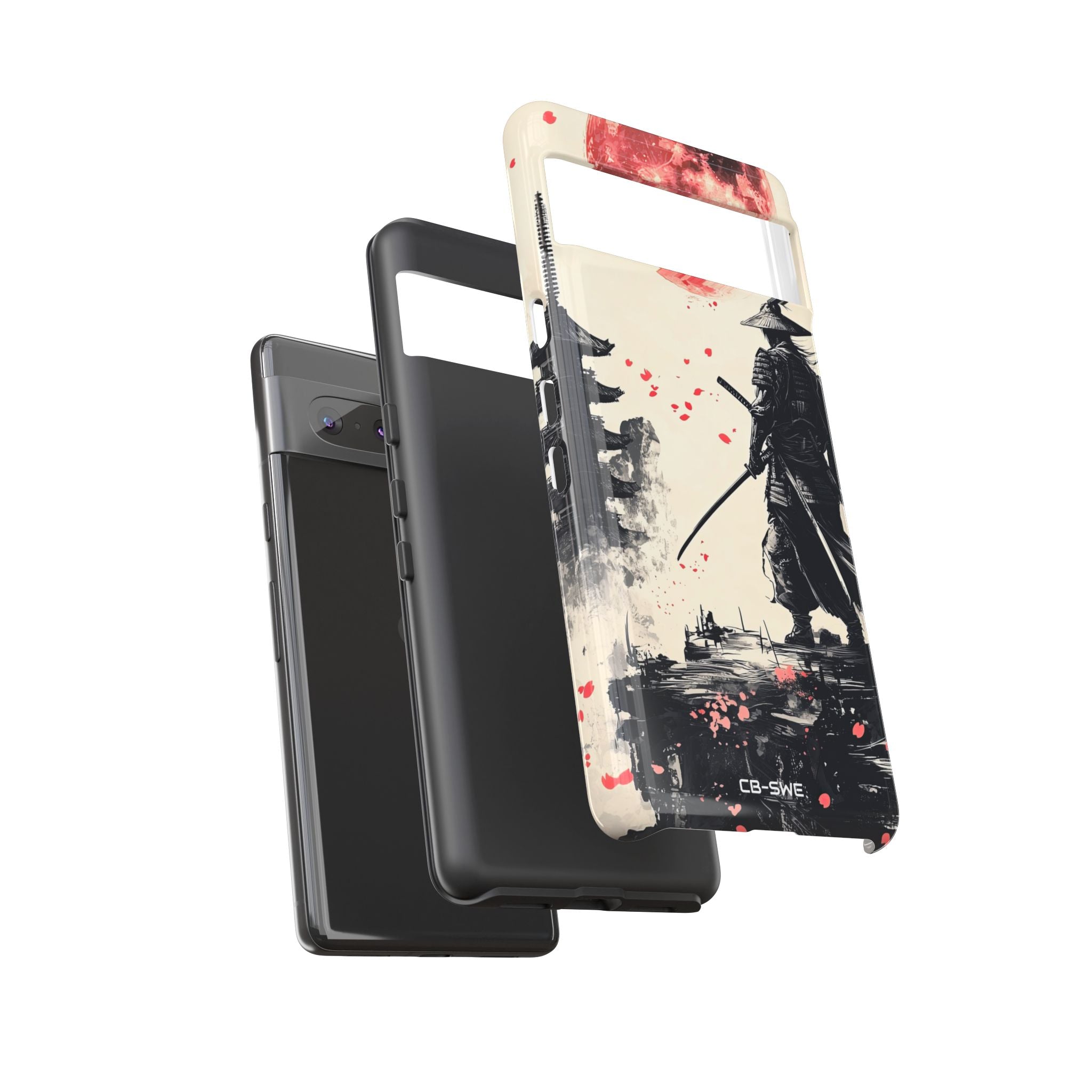 Samurai Gazes Moonward - Google Pixel Case