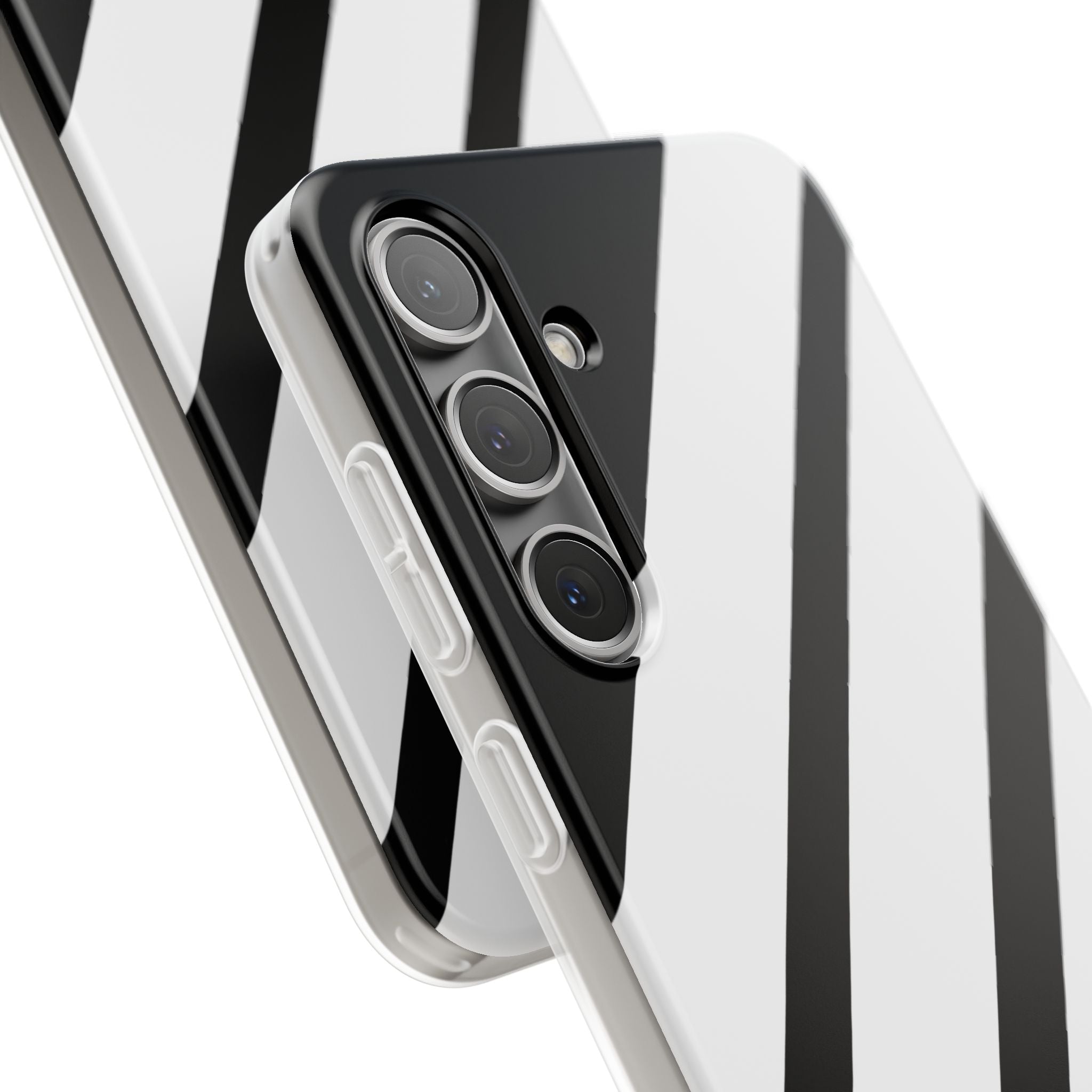 Diagonal Bands Noir Samsung S24 Plus Case - Soft