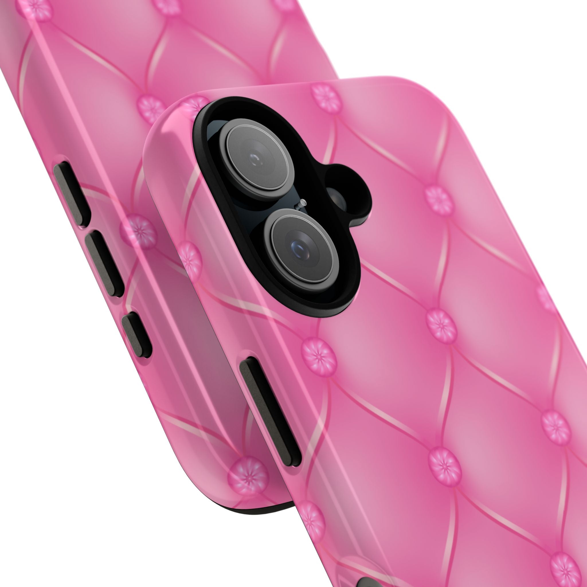 Quilted Pink Elegance - iPhone Case