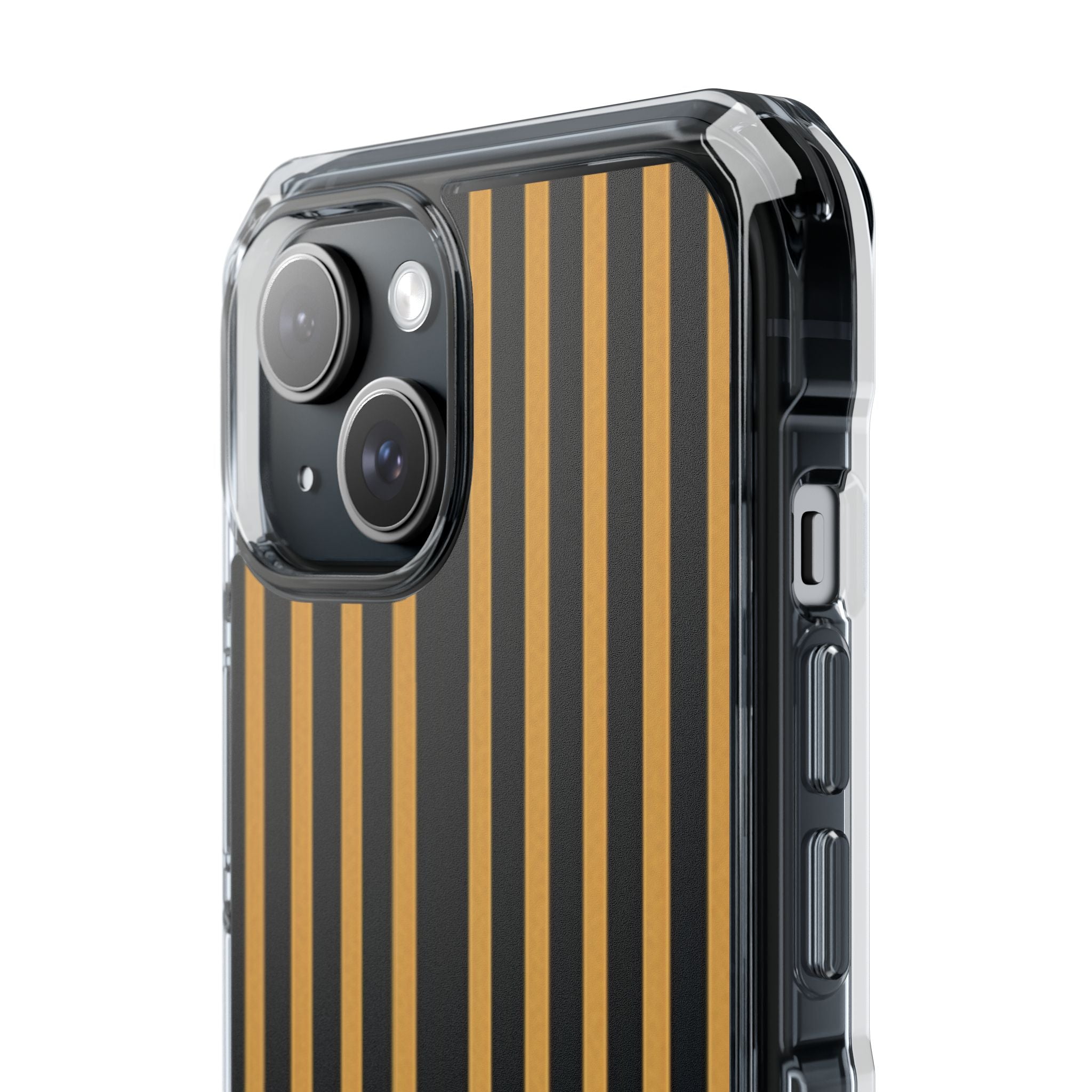 Golden Stripes iPhone 15 Case - Impact