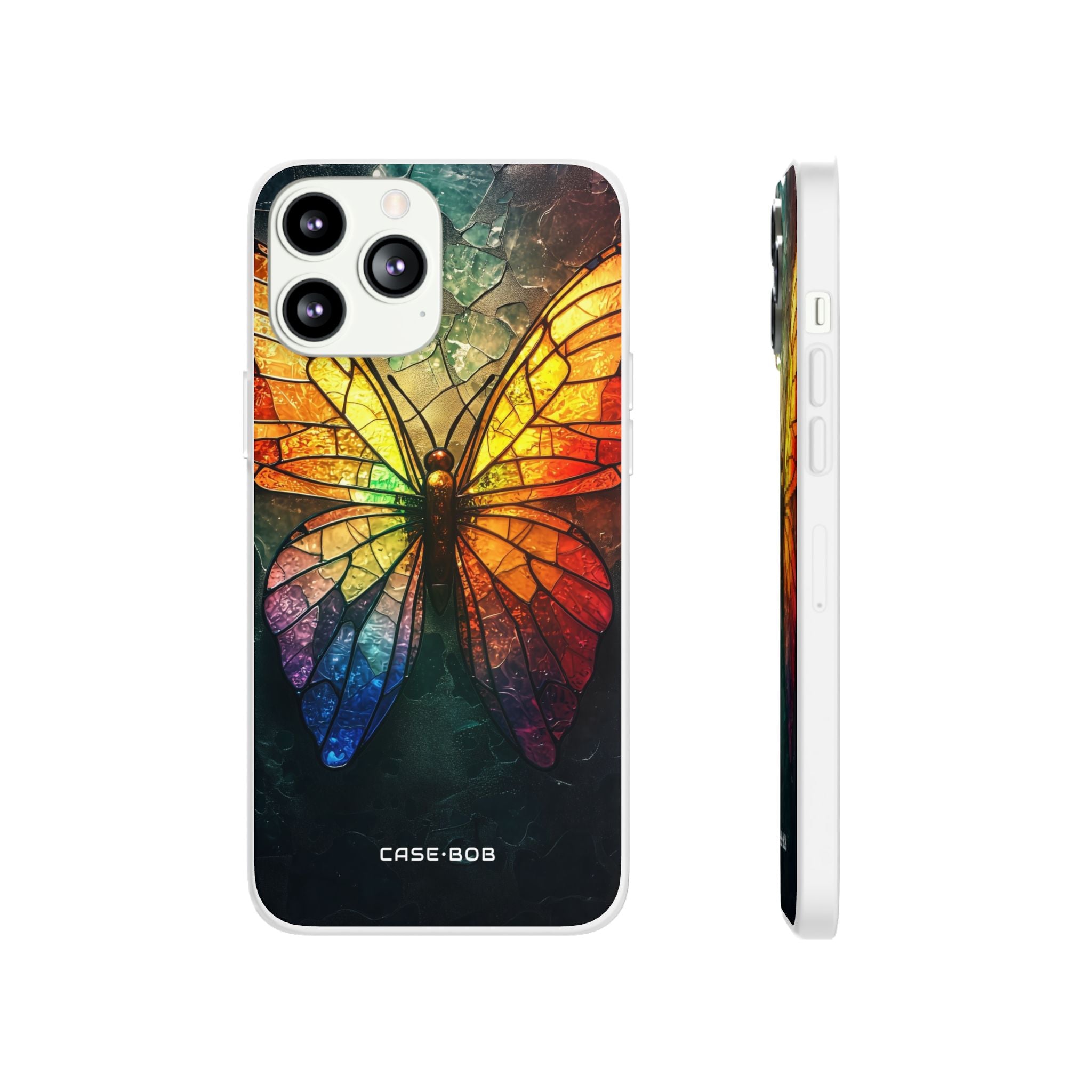 Stained Glass Butterfly iPhone 13 Pro Max - Soft