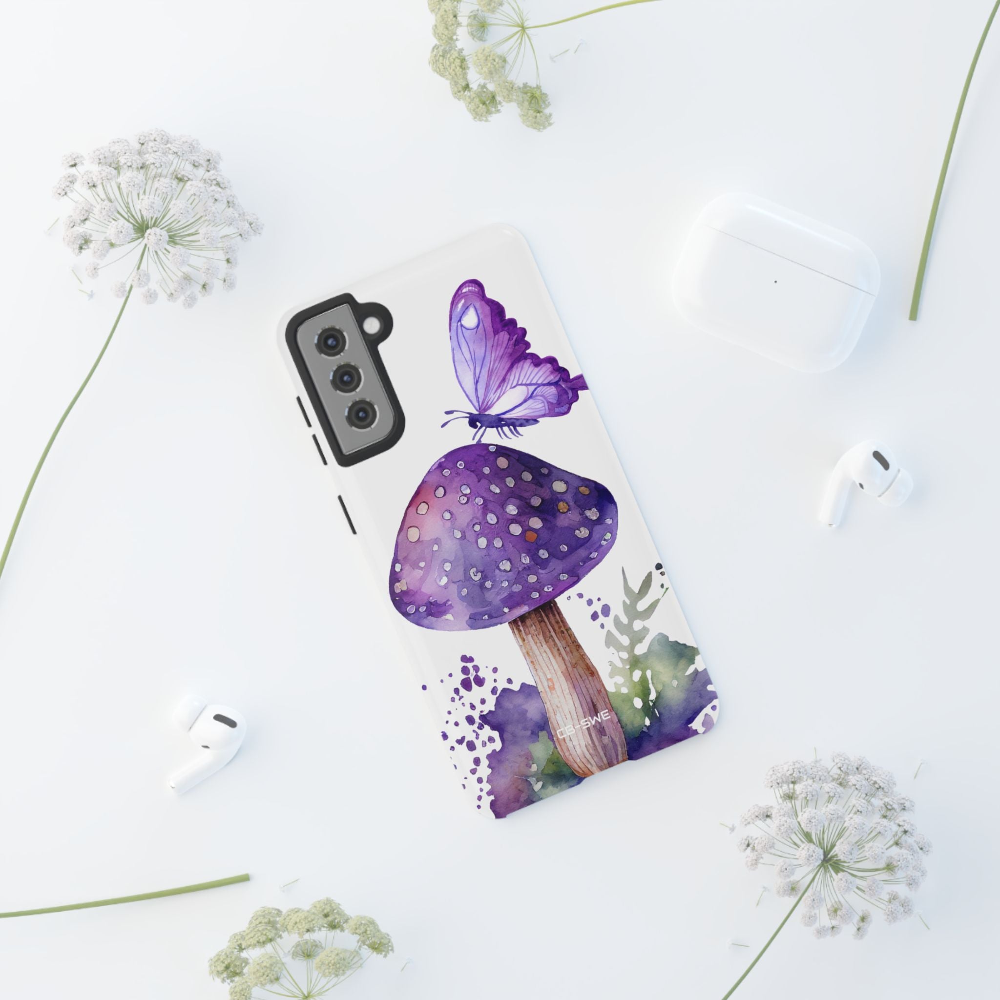 Whimsical Butterfly Perch - Samsung Case