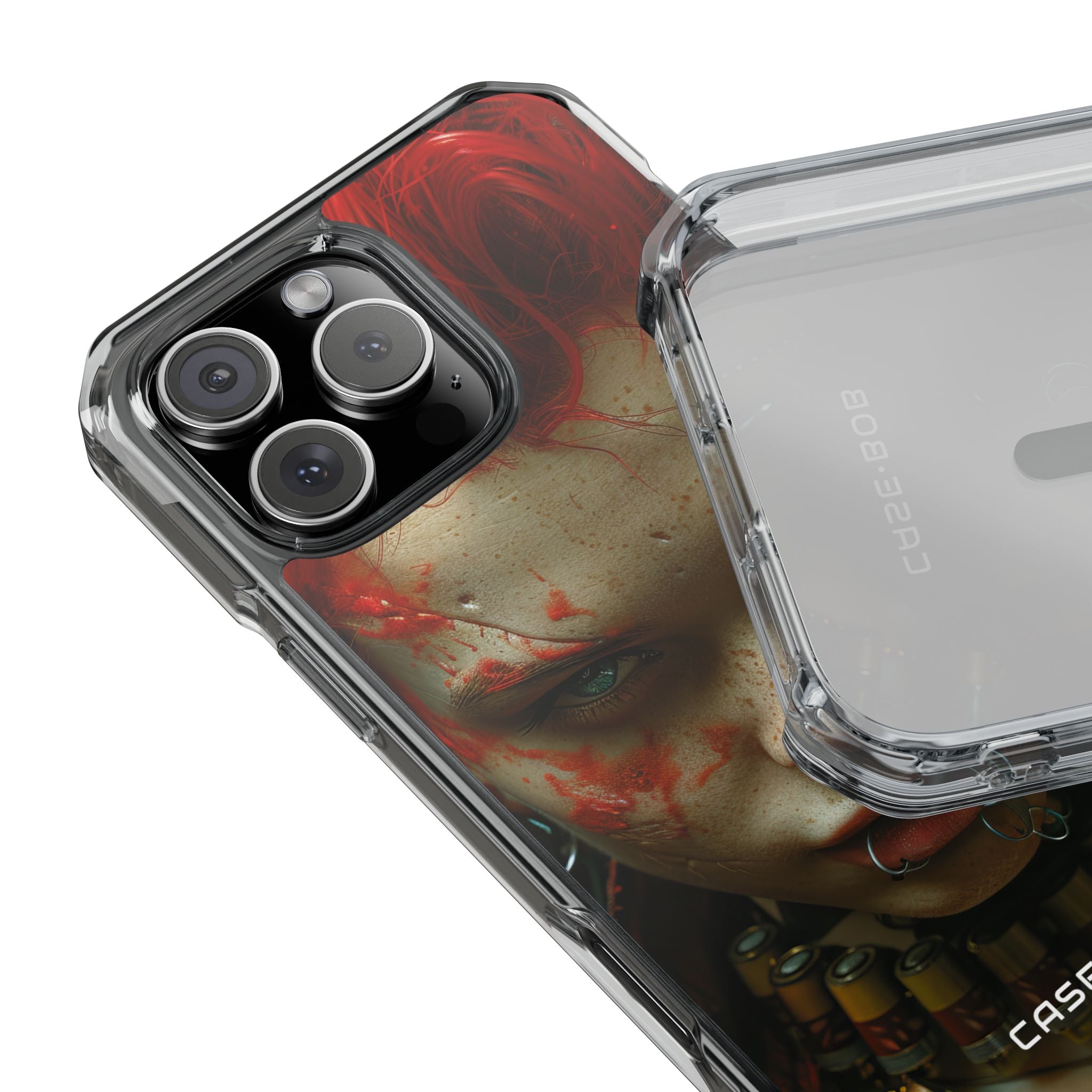 Red Spike Gaze iPhone 16 Pro Max Case - Impact