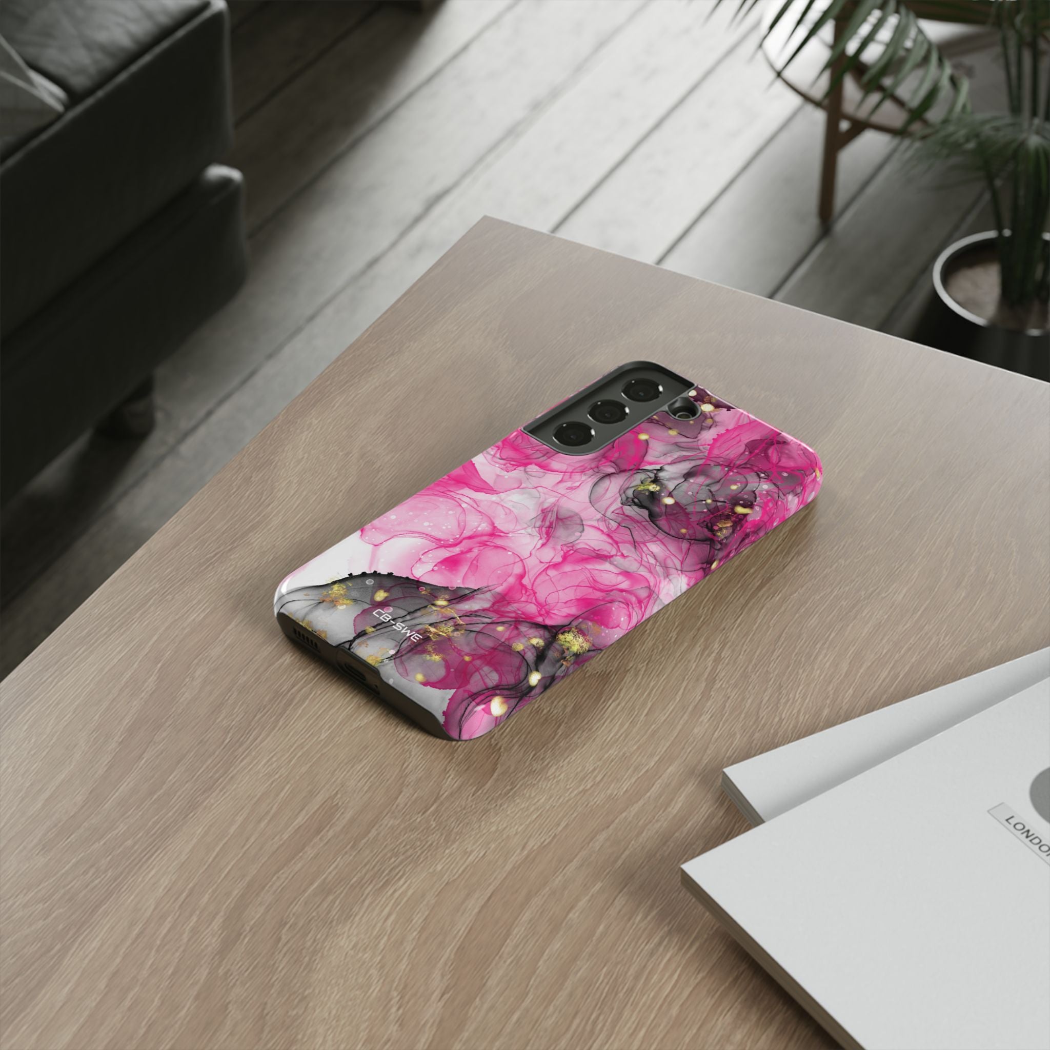 Vibrant Pink Swirls - Samsung Case
