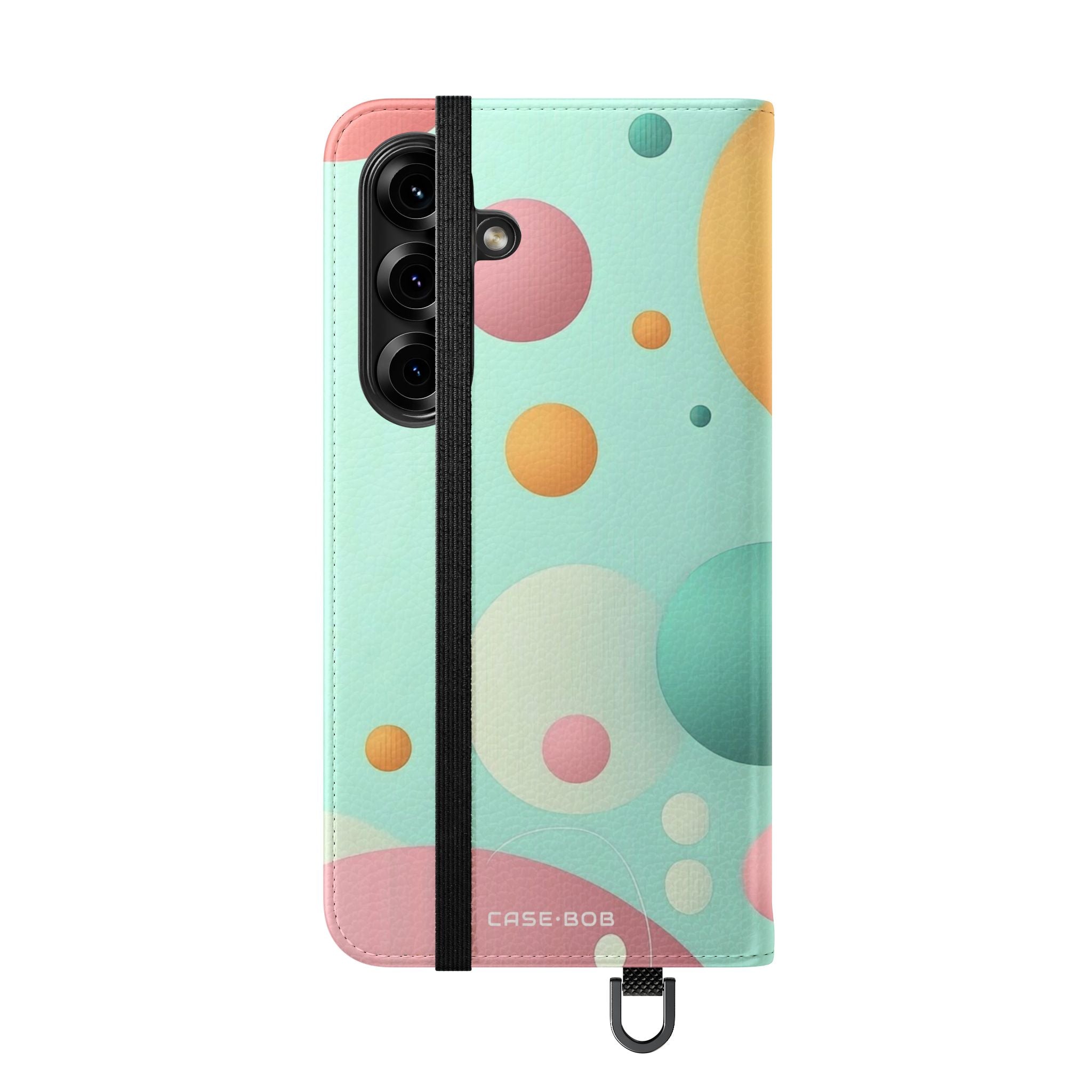 Pasteliset ympyrät Flow - Samsung S25 - Case - Lompakkotyyppinen