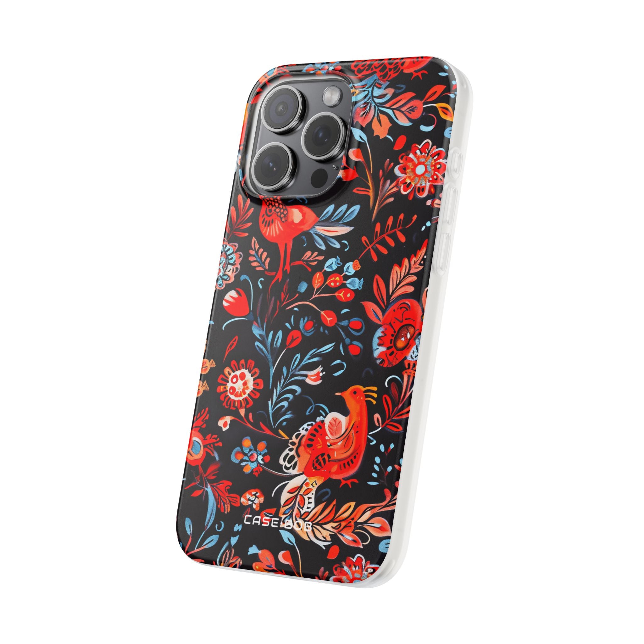 Vivid Birdscape iPhone 15 Pro Max Case - Soft