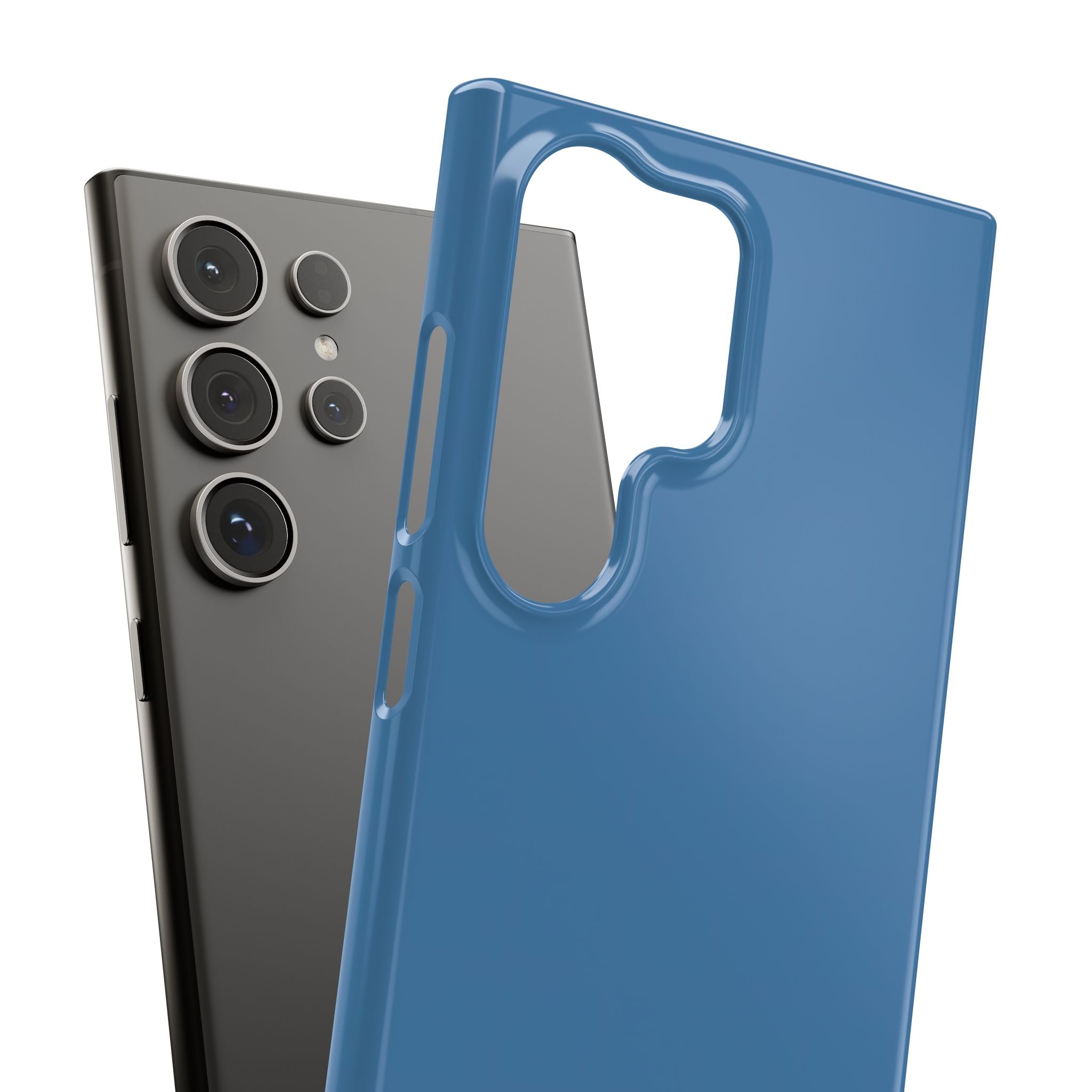 Stålblå Samsung S24 - Slank