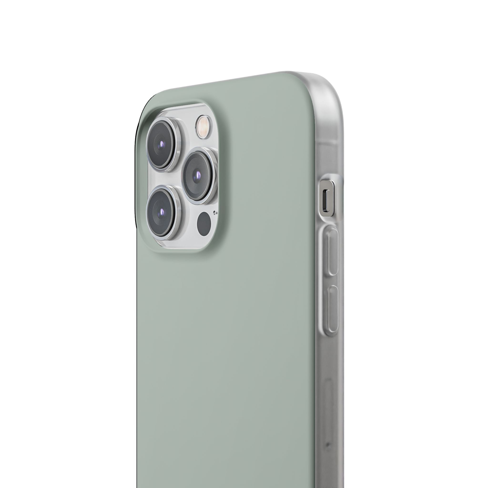Aschgraue iPhone-Hülle – Flexi