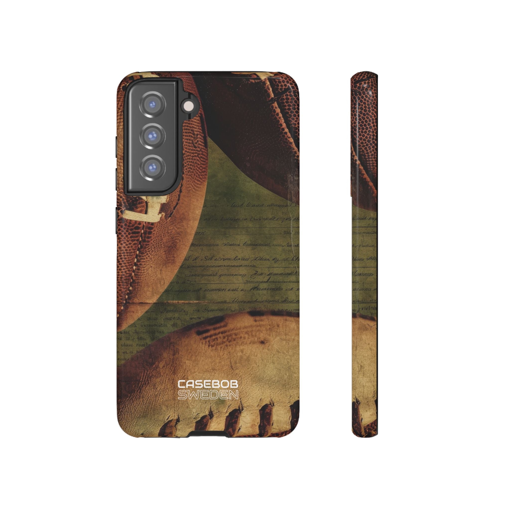 Vintage fodboldteksturer Samsung S21 - Tough