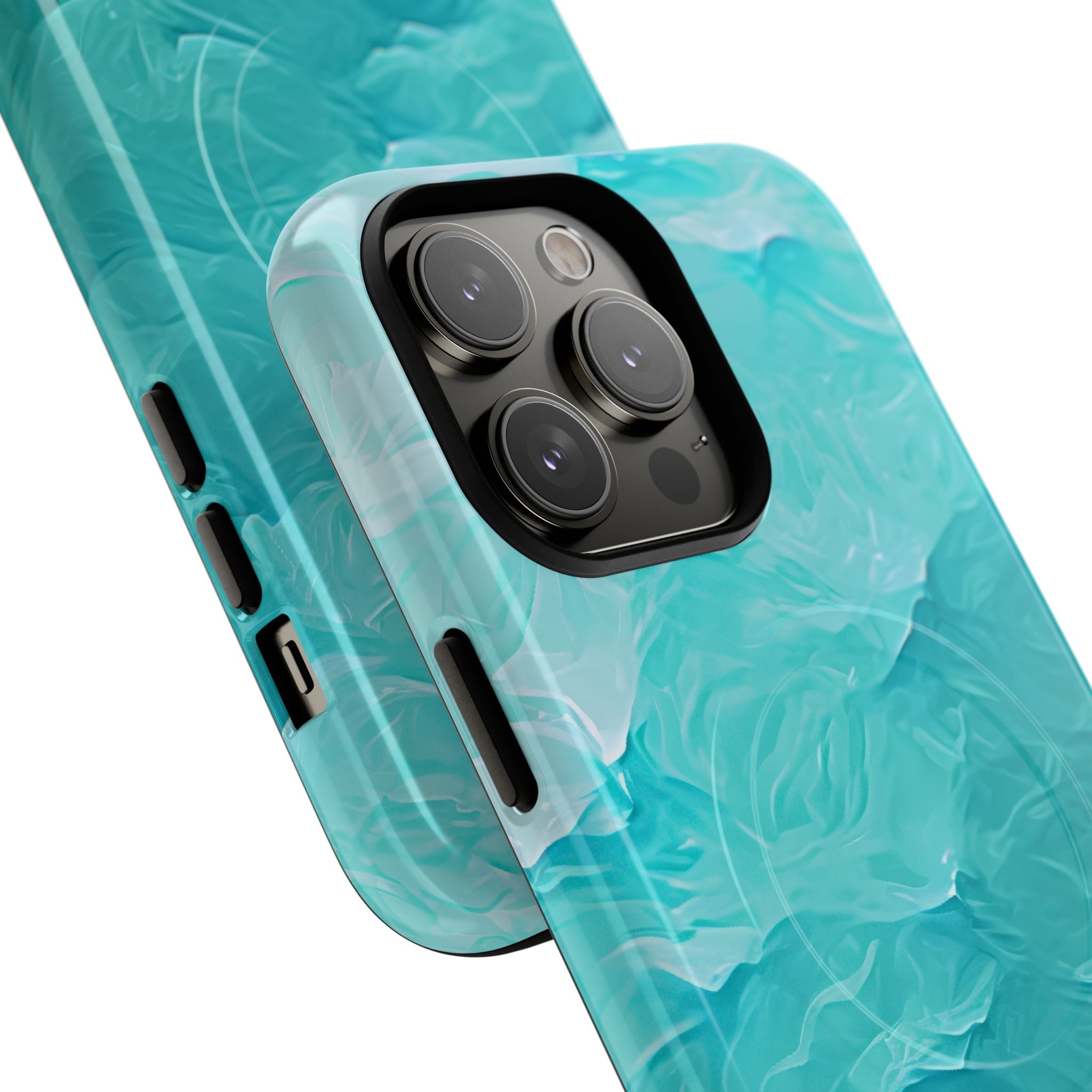 Soothing Aqua Currents iPhone 14 - Tough+