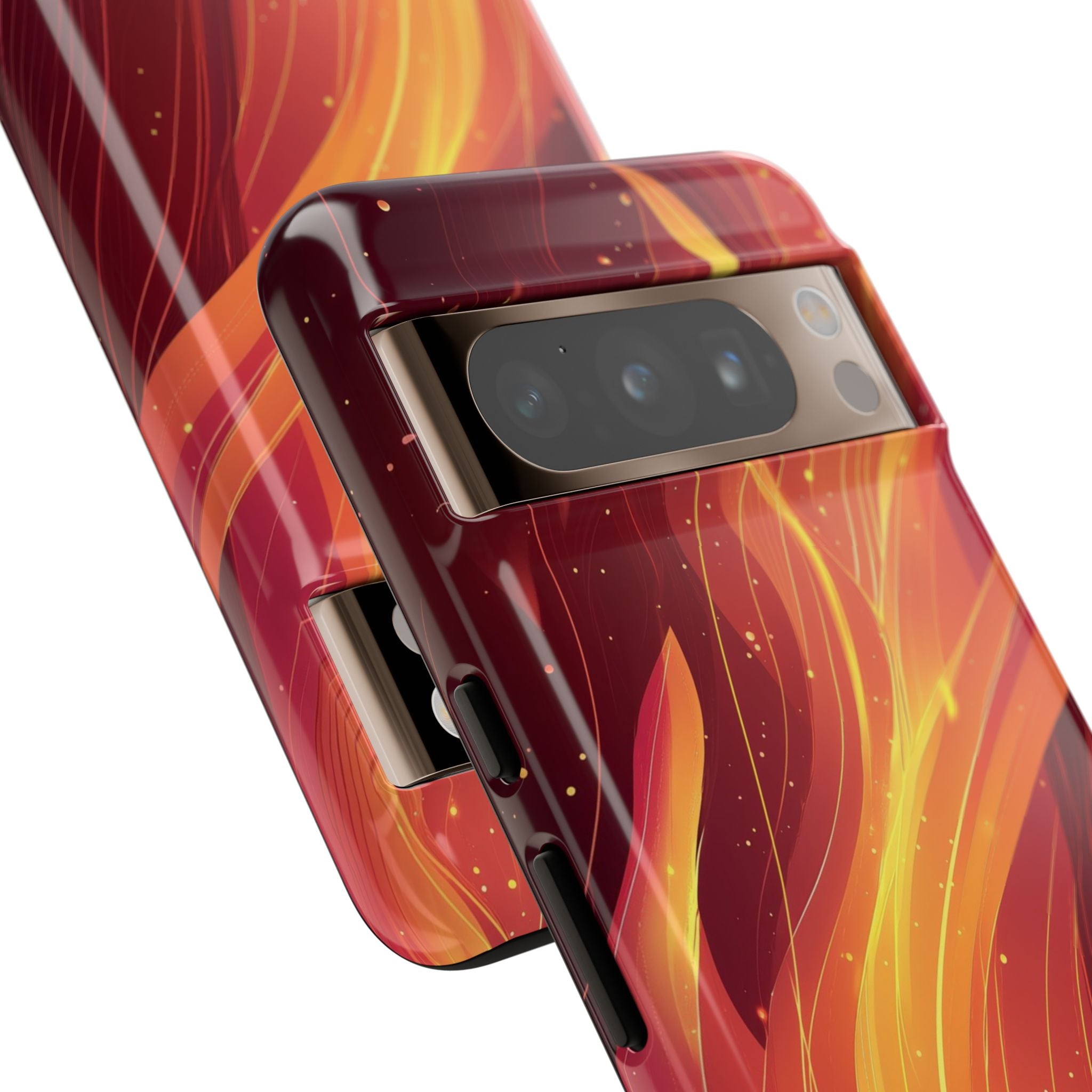 Flames Dance Upward - Google Pixel Case