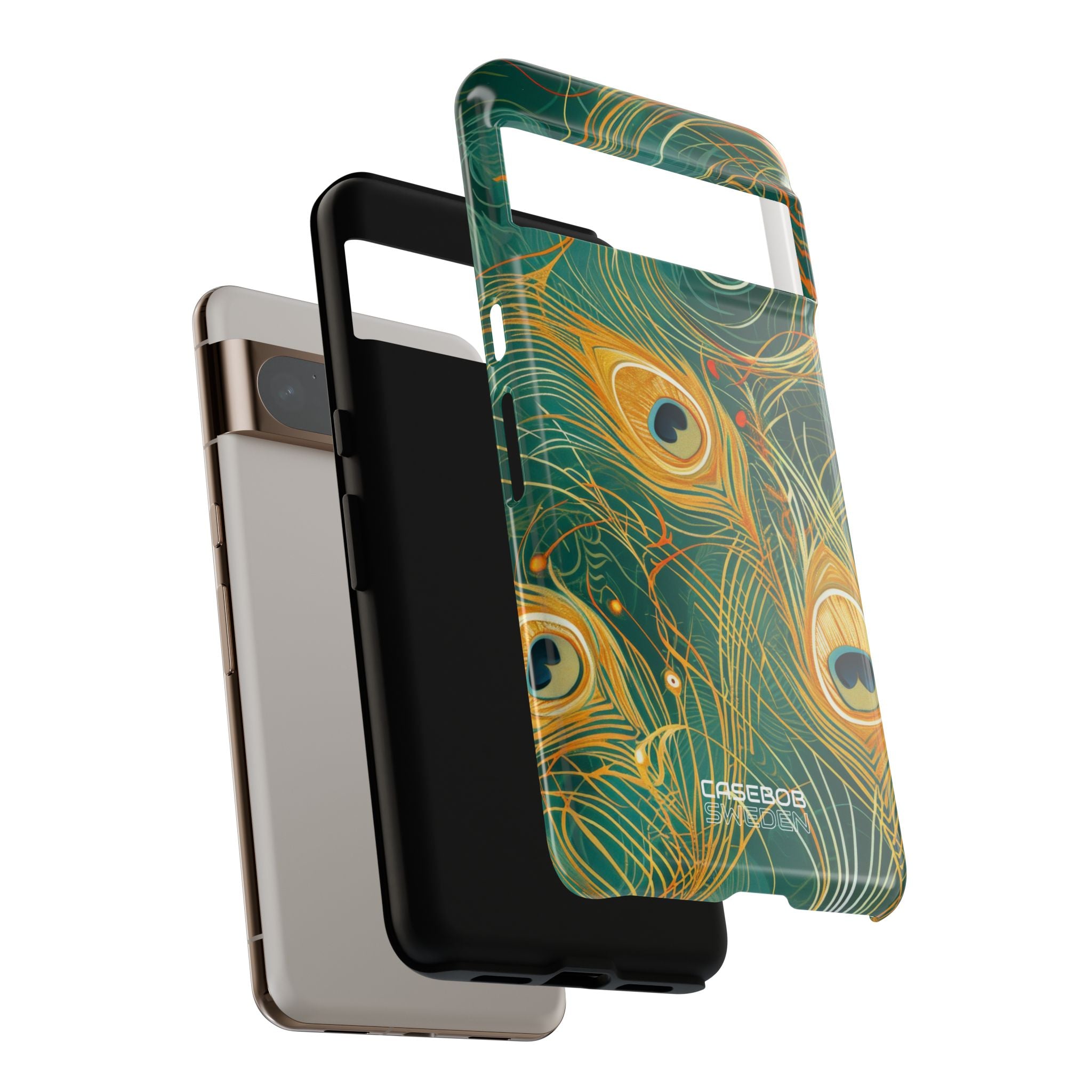 Vortice di pavone vivace Google Pixel 8 - Tough