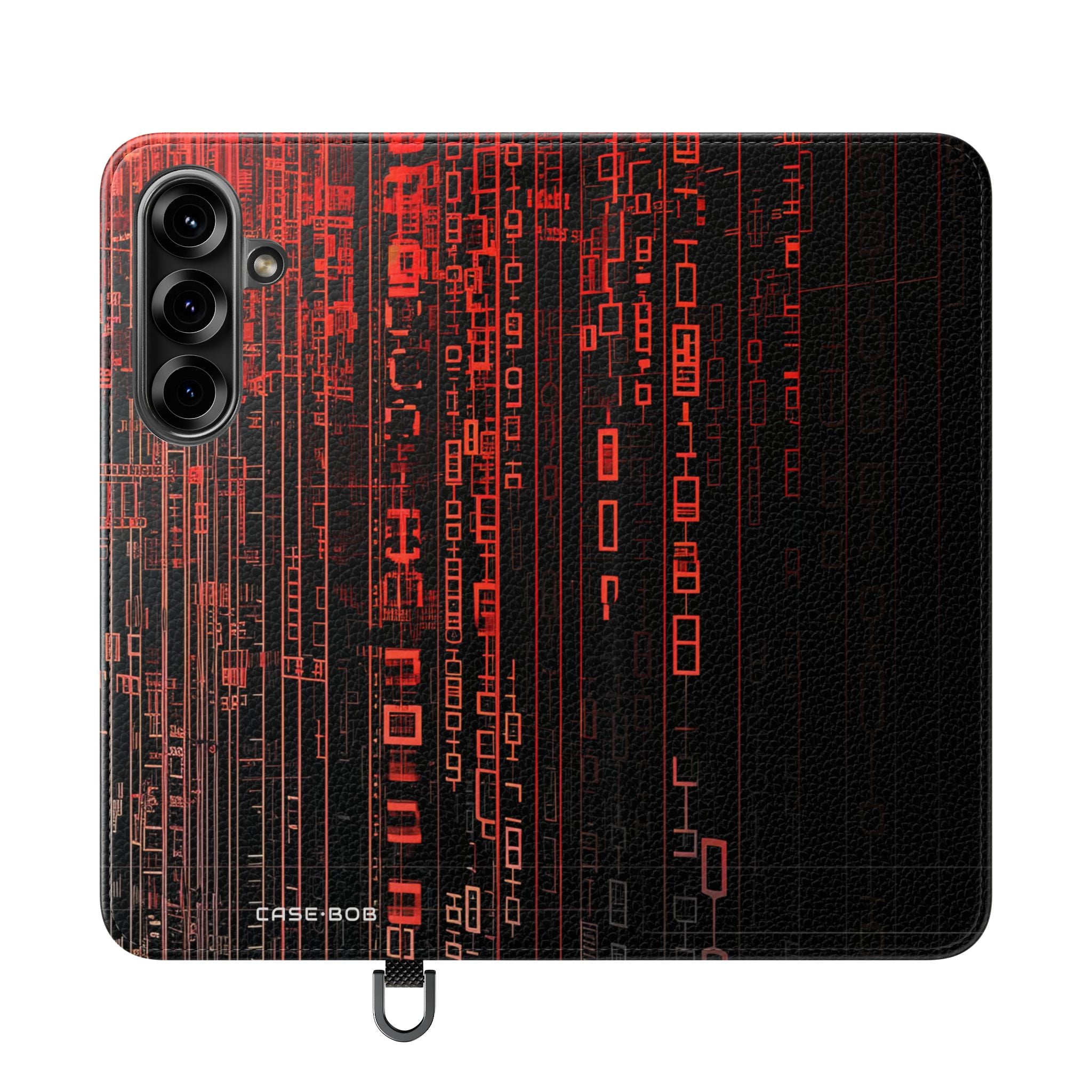 Crimson Columns - Samsung S25 Case - Portemonnee