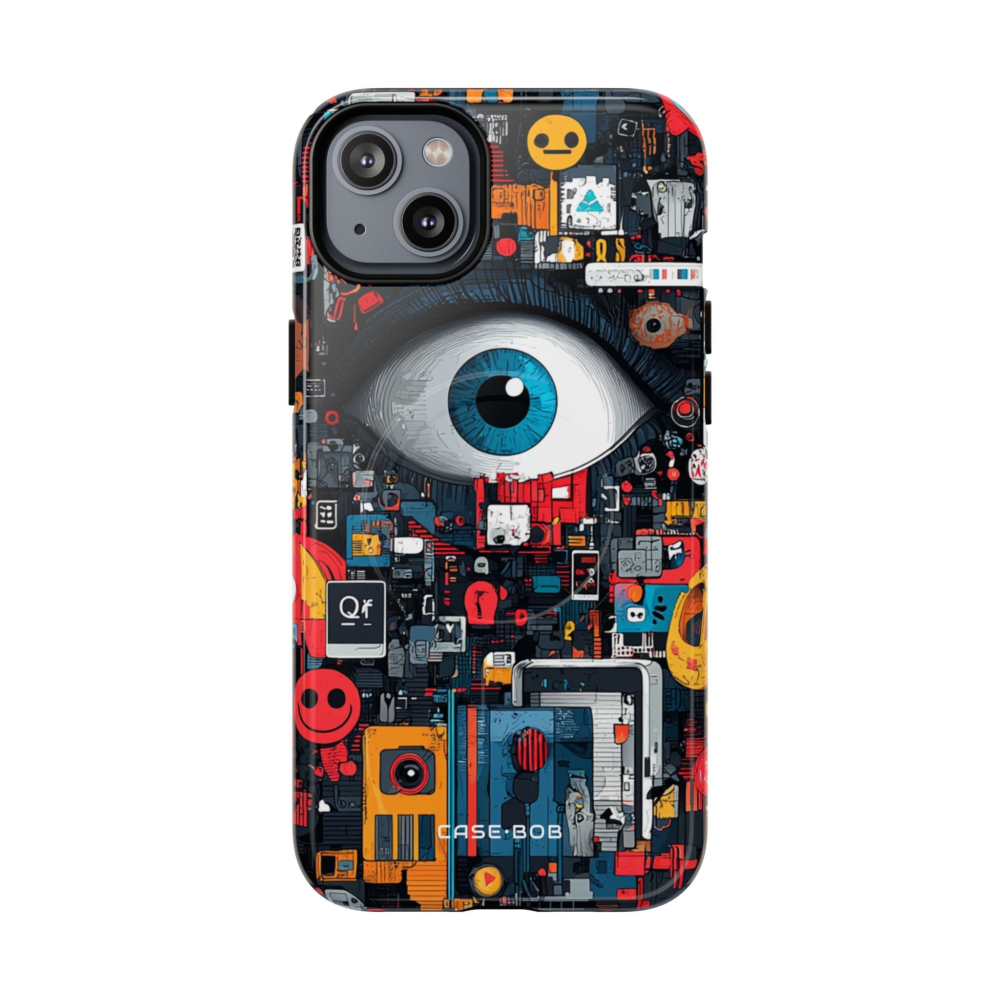 Digital Eye Blue iPhone 14 Plus Case - Tough+