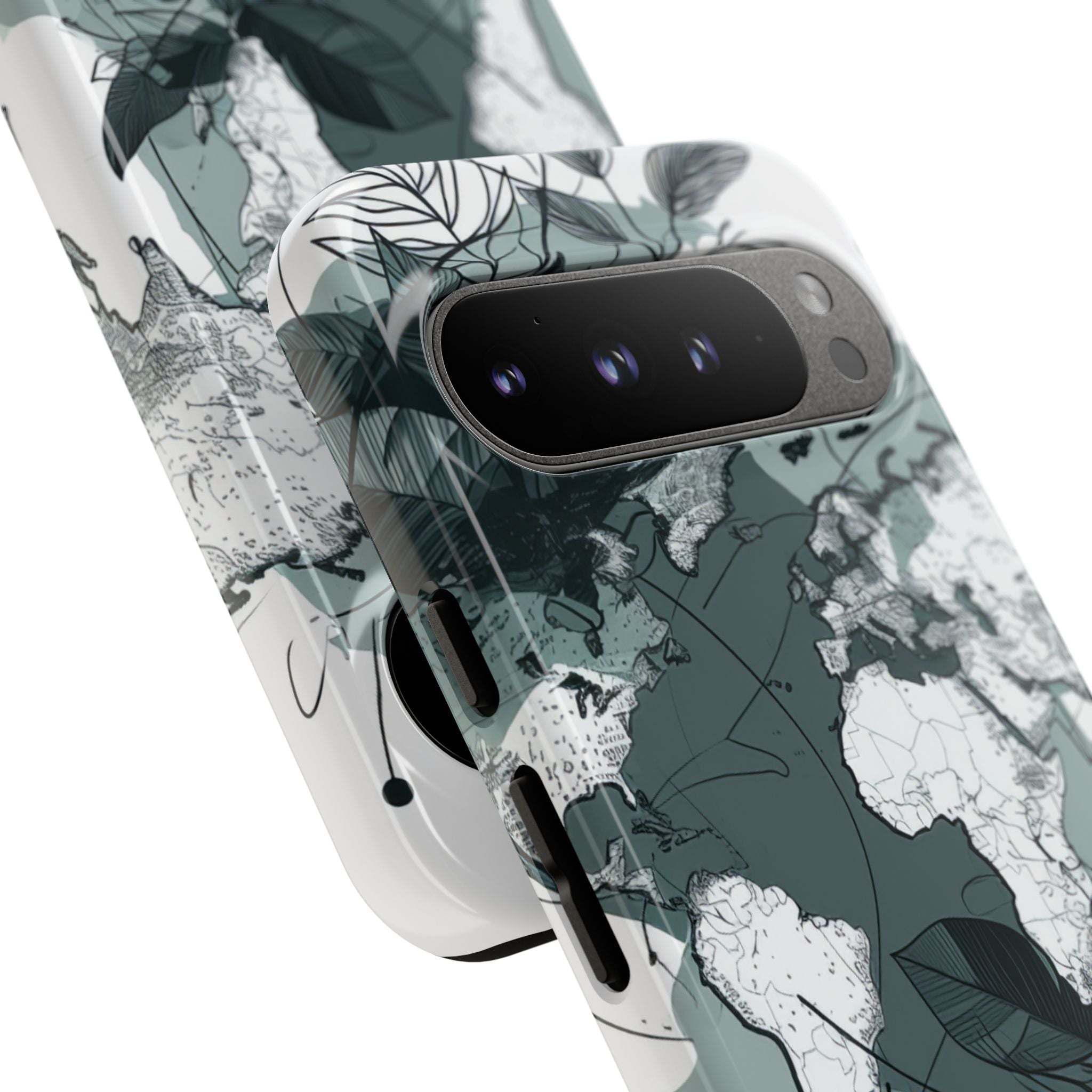 Botanische Weltkarte Google Pixel 9 – Robust